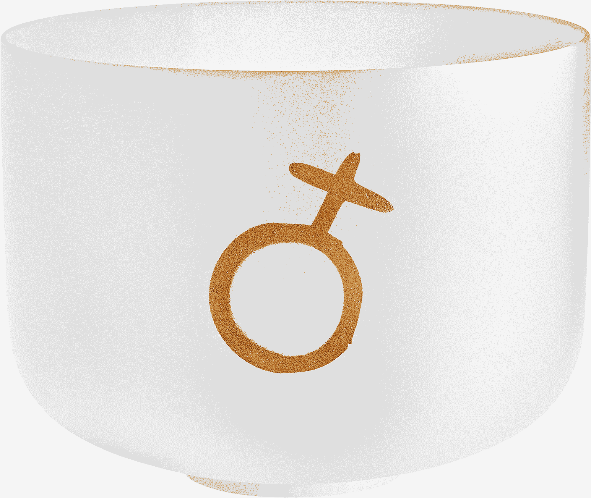 Meinl Sonic Energy Planetary Tuned Crystal Singing Bowl - Earth Platonic Year, F