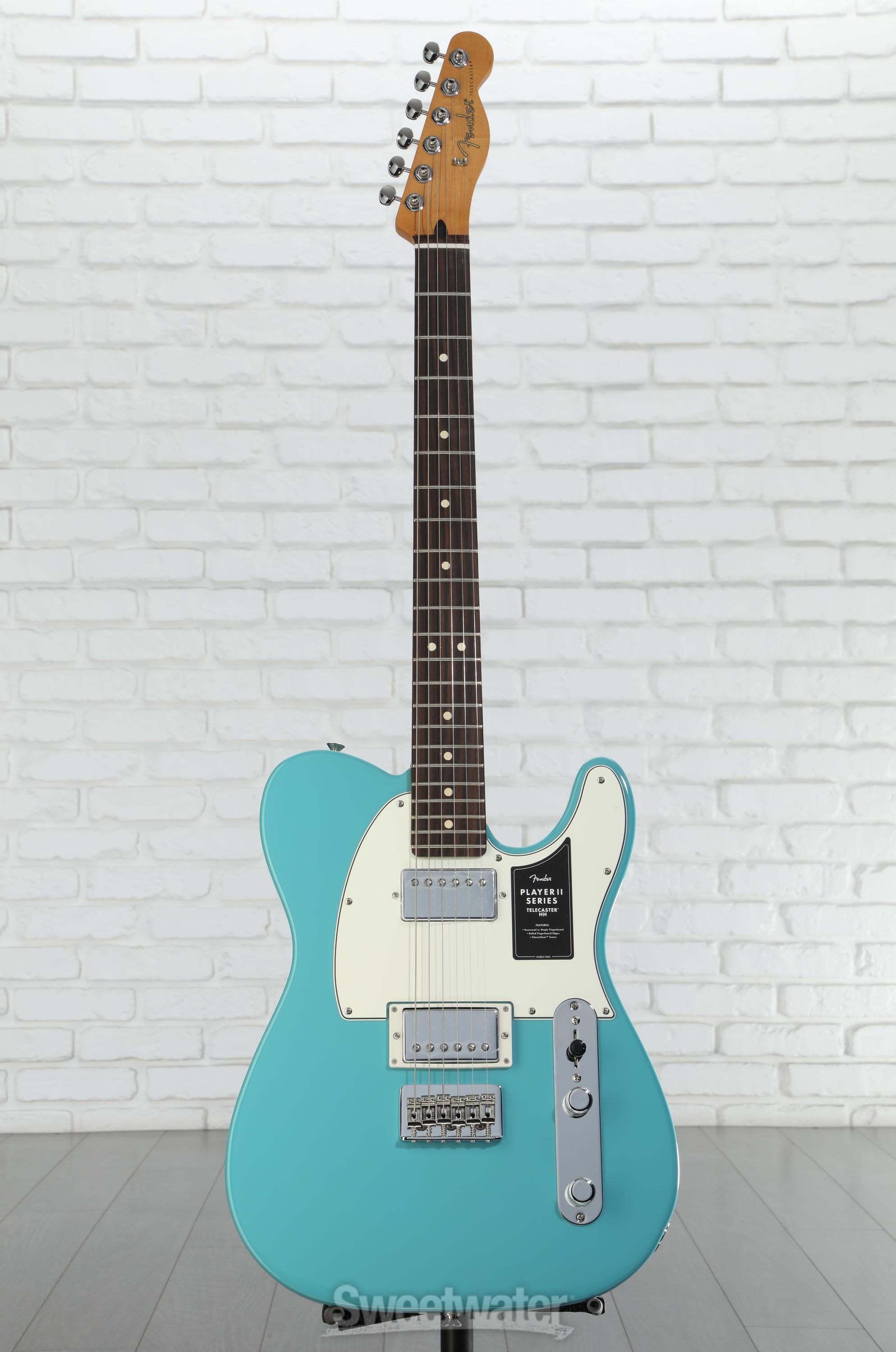Fender Player II Telecaster HH Electric Guitar - Aquatone