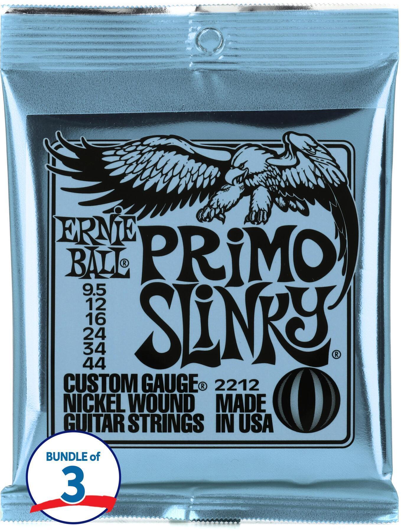 Ernie Ball 2212 Primo Slinky Nickel Wound Electric Guitar