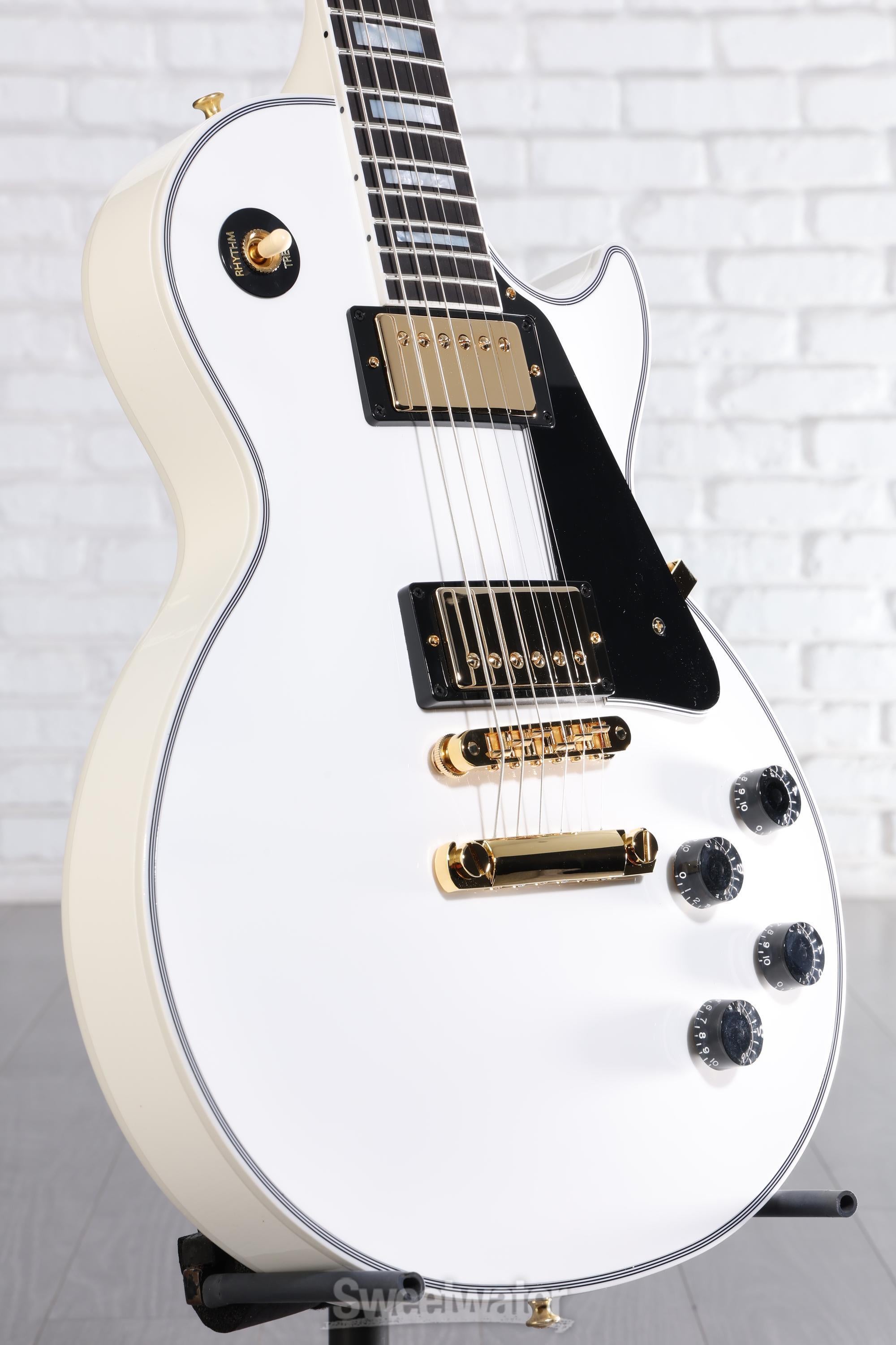 Photo of Gibson Custom Les Paul Custom Electric Guitar - Alpine White