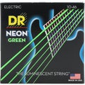 Photo of DR Strings NGE-10 Hi-Def Neon Green K3 Coated Electric Guitar Strings - .010-.046 Medium