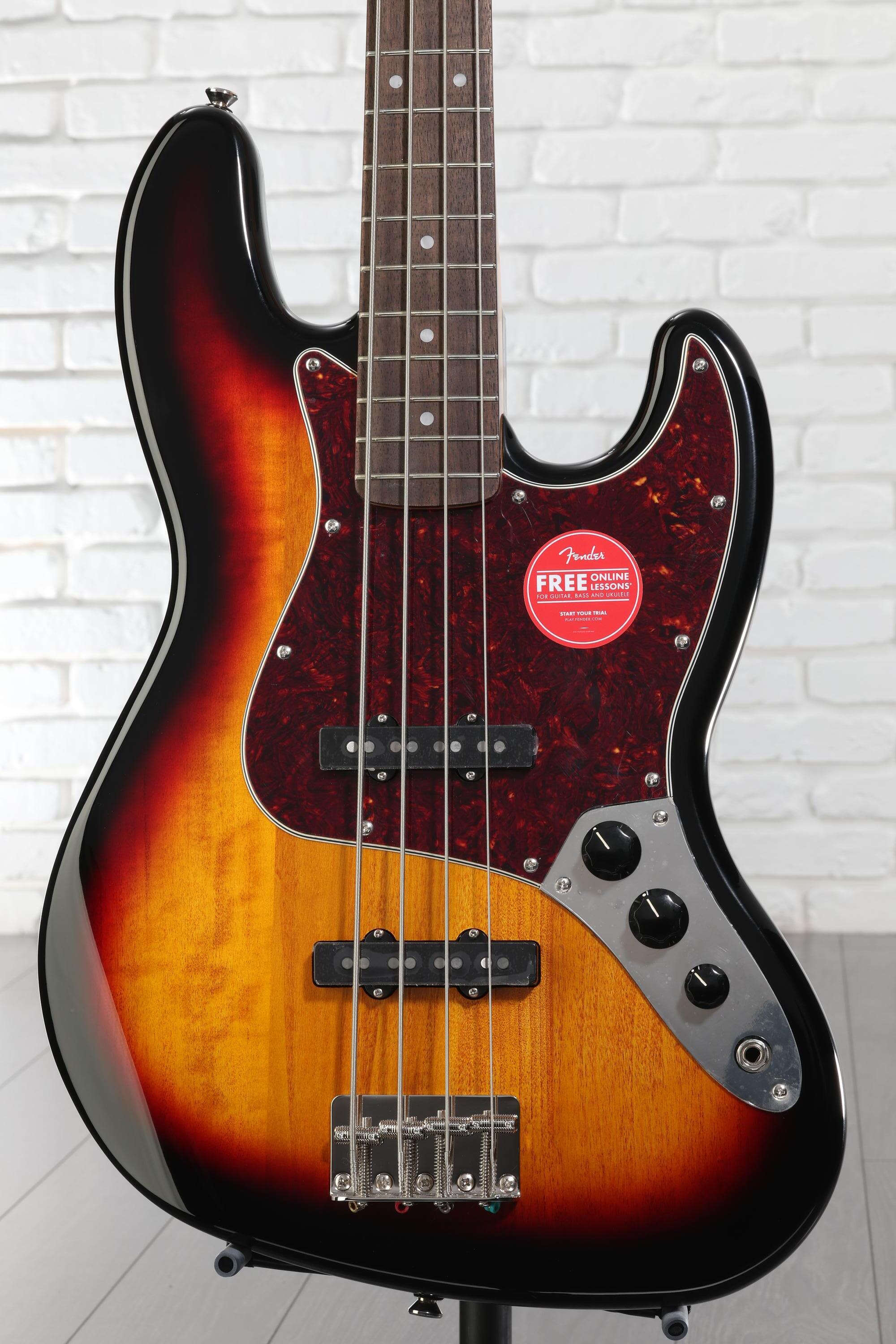 Squier Classic Vibe '60s Jazz Bass - 3-Tone Sunburst | Sweetwater