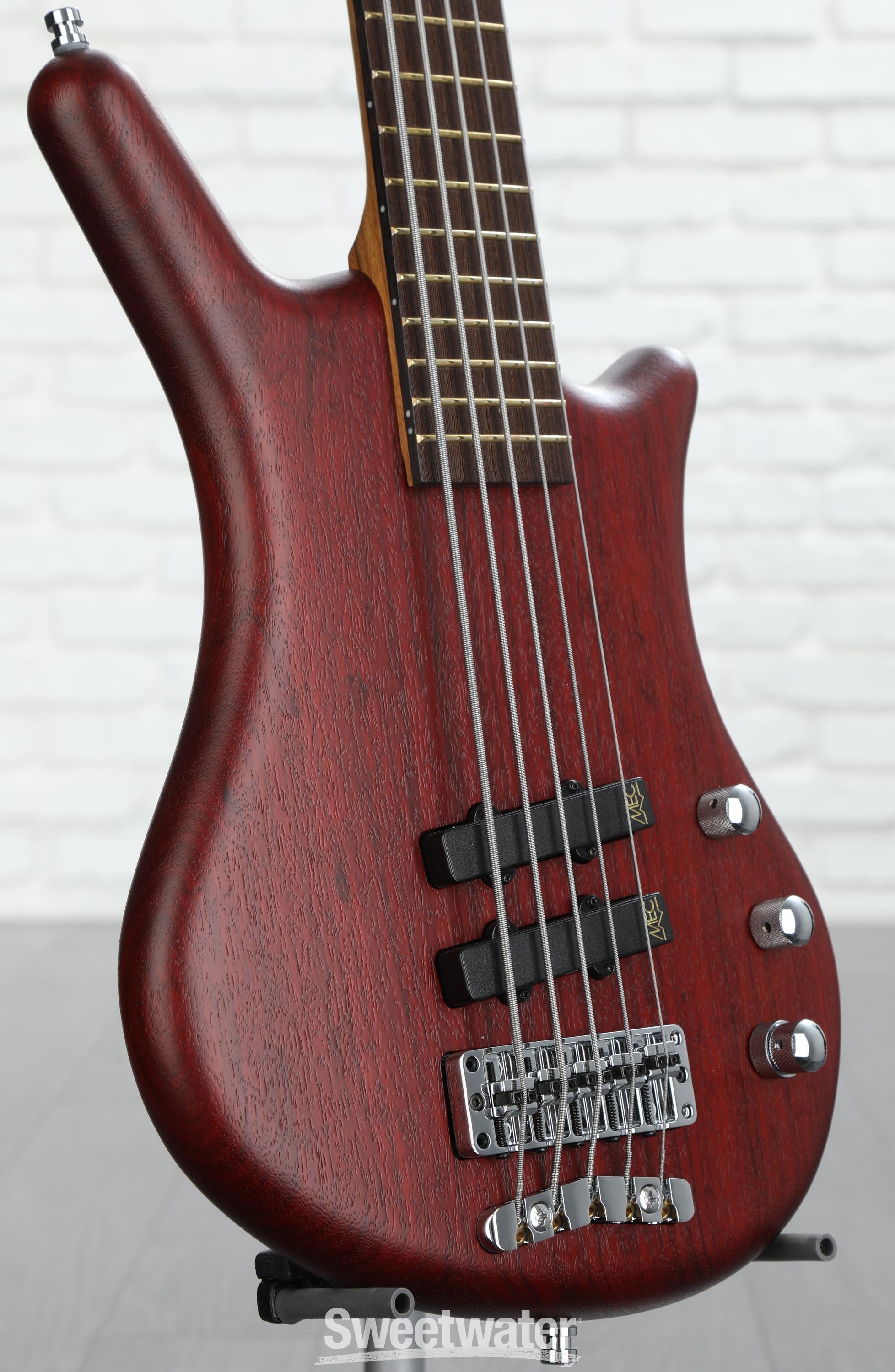 Warwick Pro Series Thumb BO 5-string Bass - Burgundy Red Transparent Satin  | Sweetwater