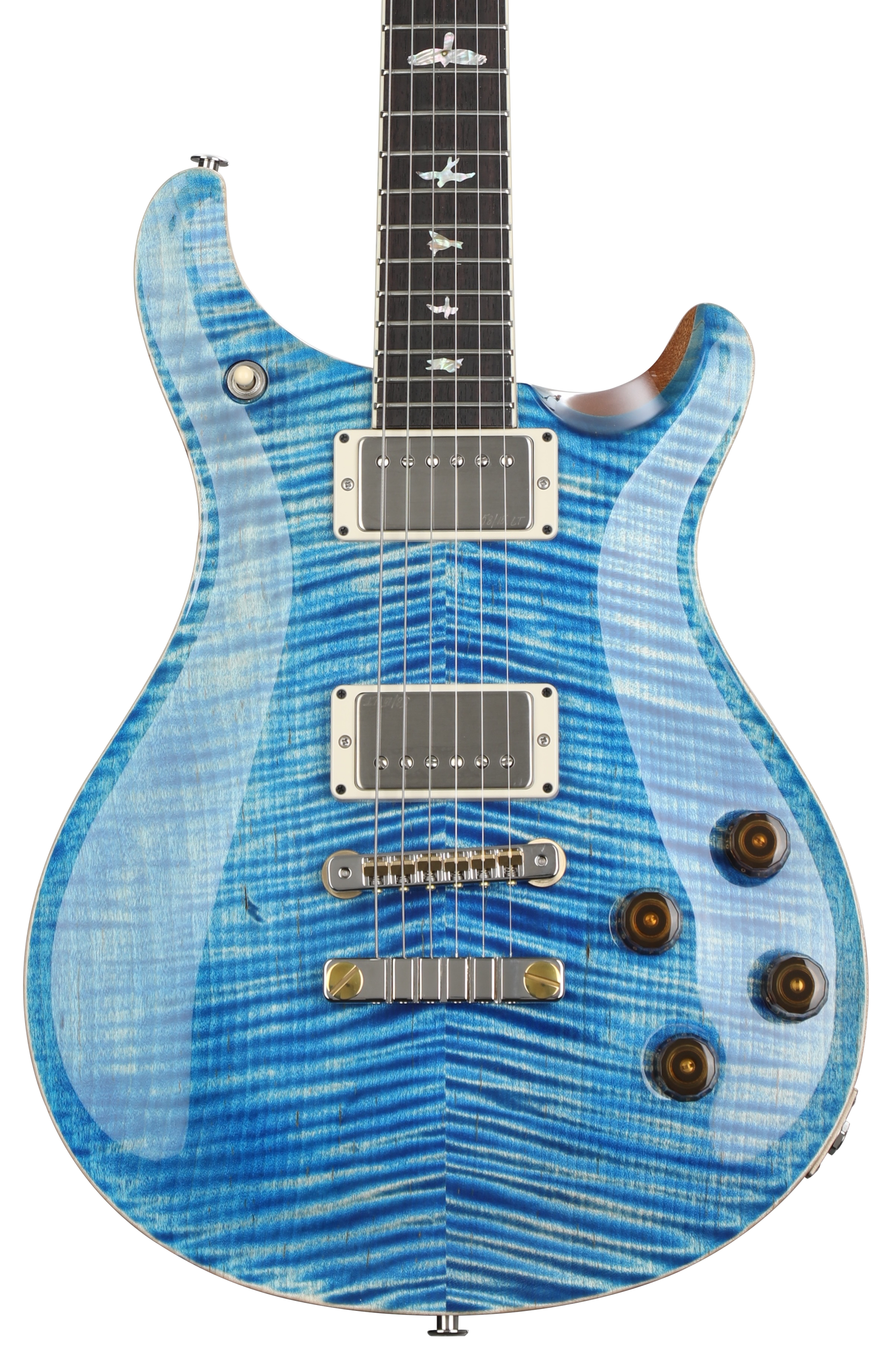 ギター PRS USA McCarty 594 Faded Whale Blue PRS McCarty 594 Electric Guitar - Faded Whale Blue 10-Top
