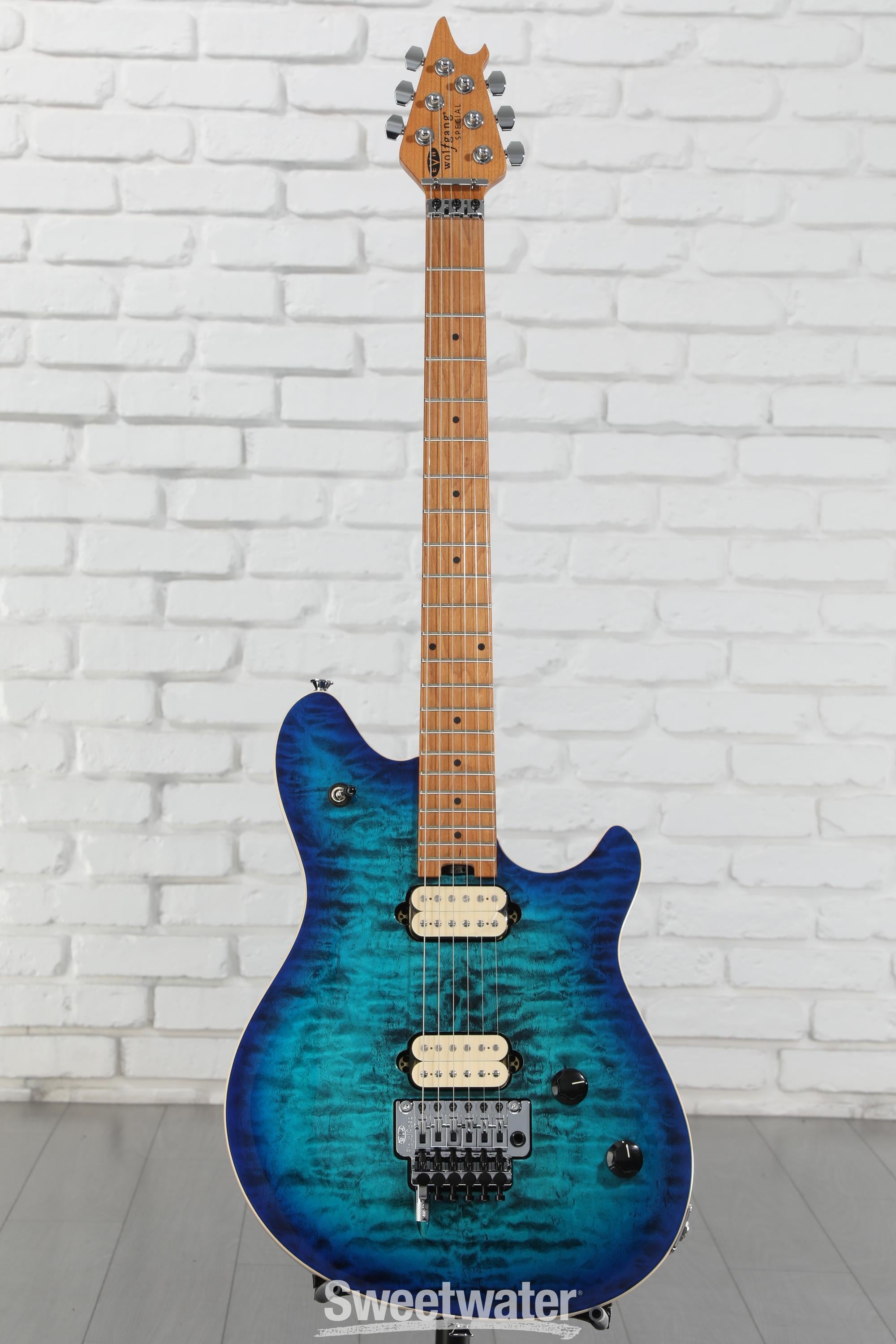 EVH Wolfgang Special QM Electric Guitar - Chlorine Burst with