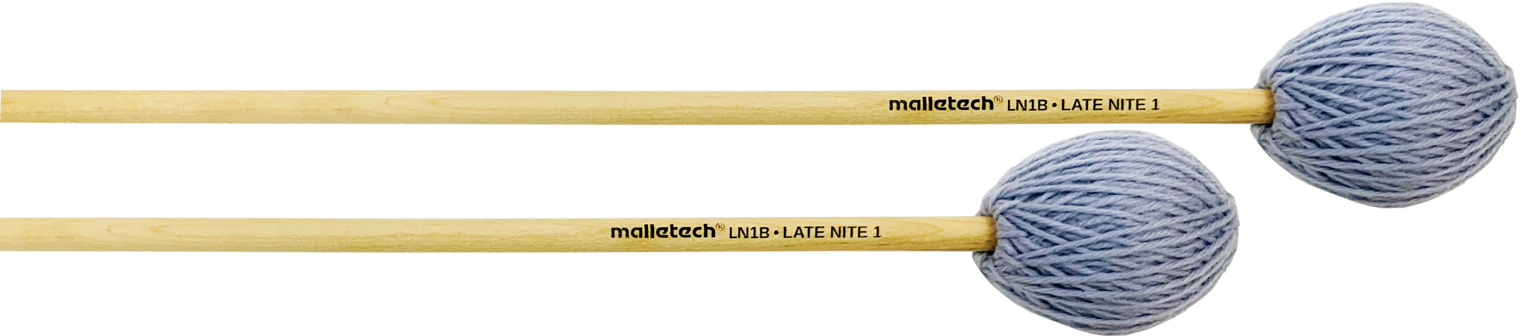 Photo of Malletech LN1B Late Nite Series Marimba Mallets - Birch, Super Soft