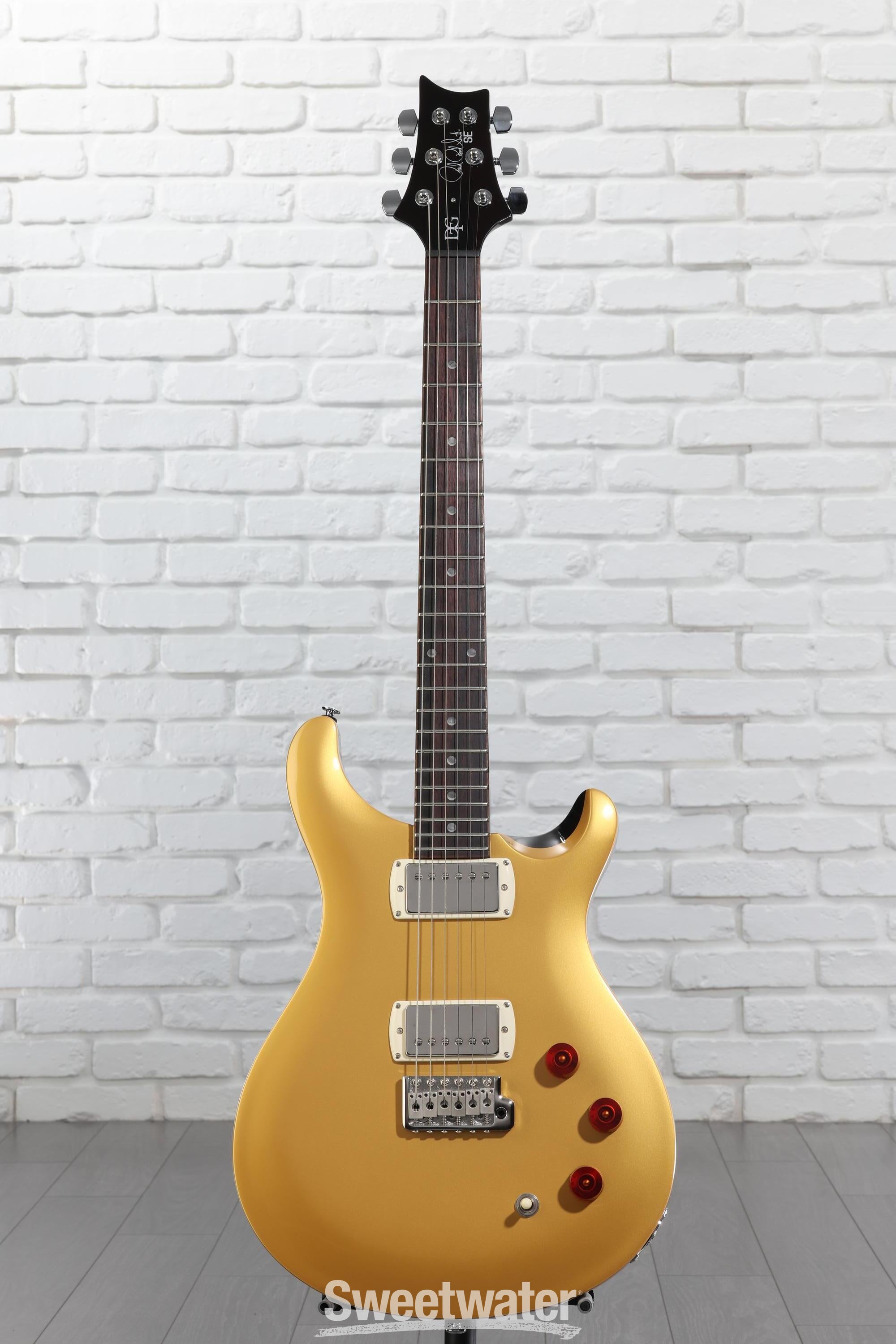 PRS SE DGT David Grissom Solidbody Electric Guitar - Gold Top