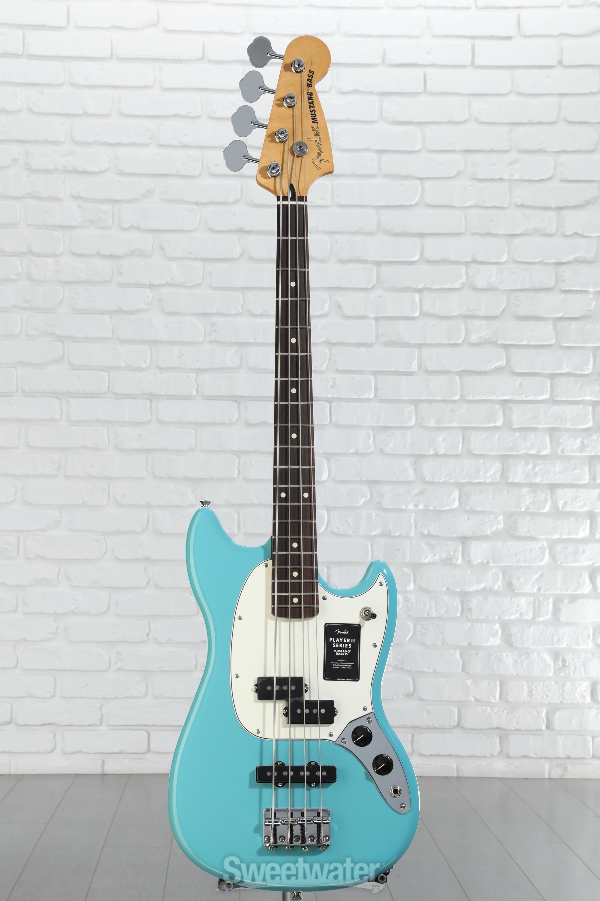 Fender Player II Mustang Bass PJ - Aquatone Blue with