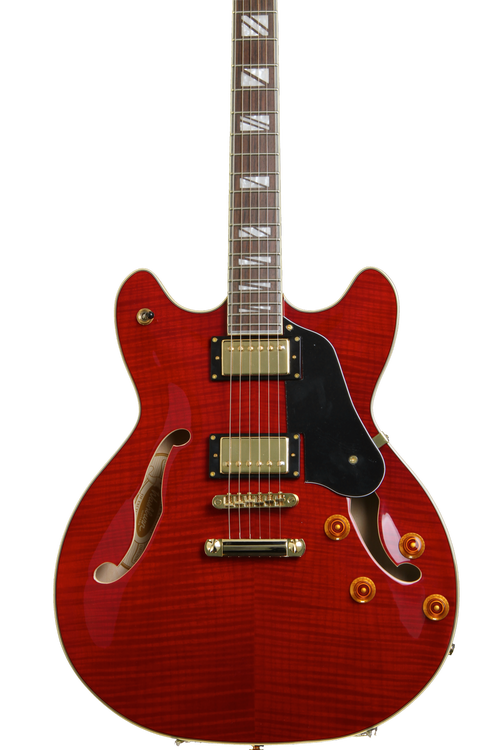 Washburn Hollowbody HB35 Semi-Hollow - Wine Red | Sweetwater Washburn Hollowbody HB35 Semi-Hollow - Wine Red | Sweetwater