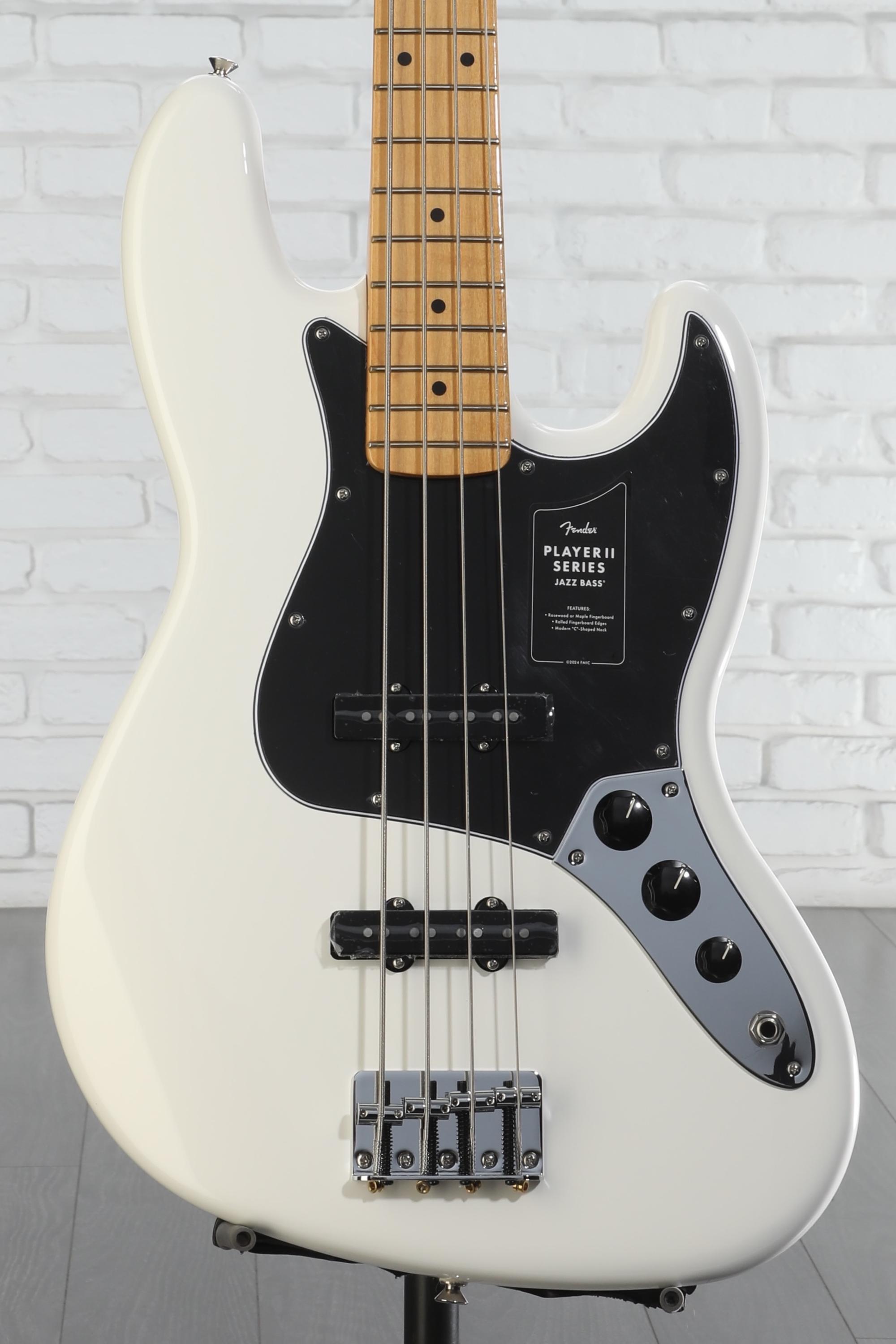 Fender Player II Jazz Bass - Polar White with Maple