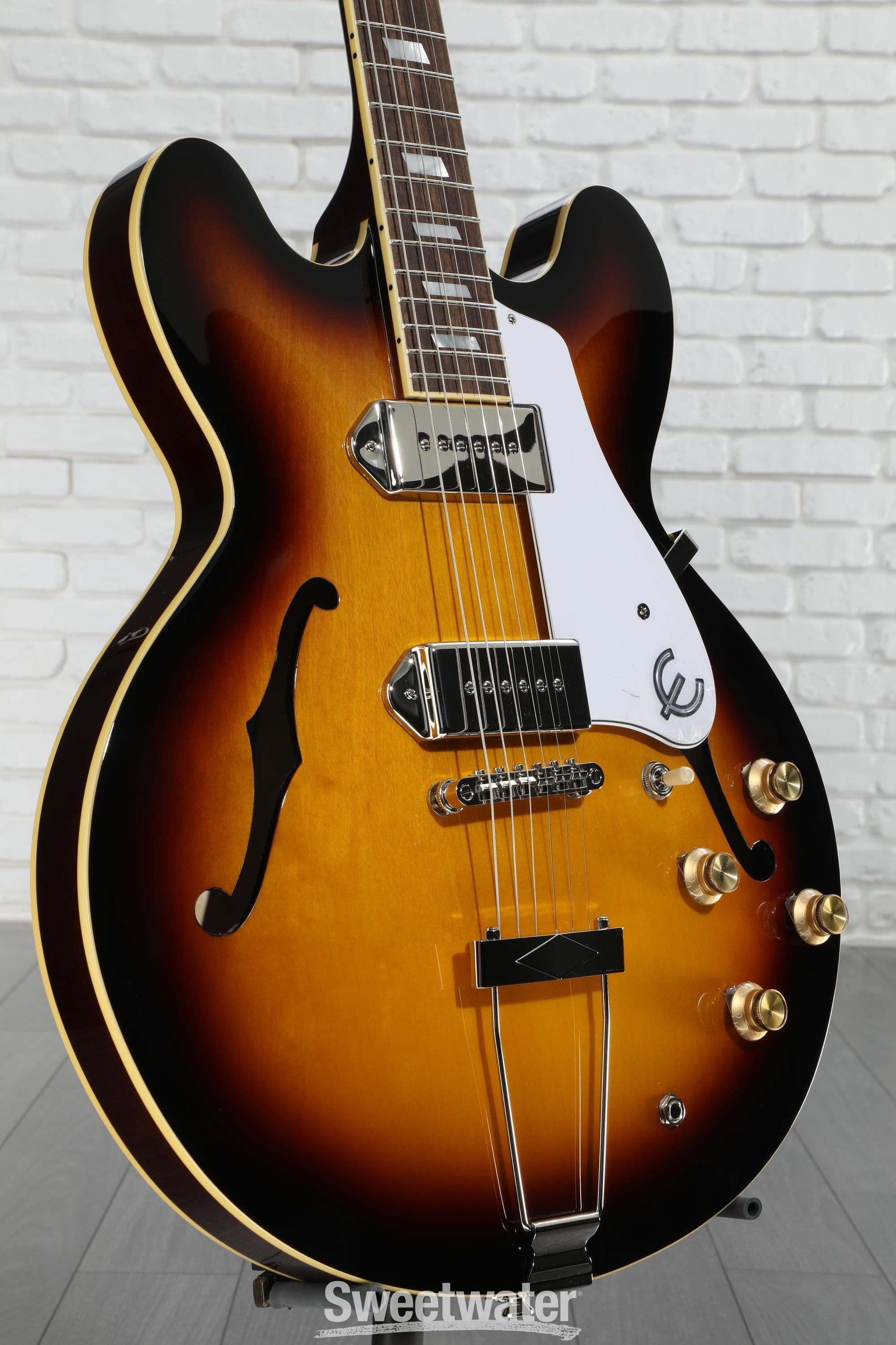 Epiphone Casino サンバースト Amazon.com: Epiphone Casino Archtop Hollowbody, Vintage