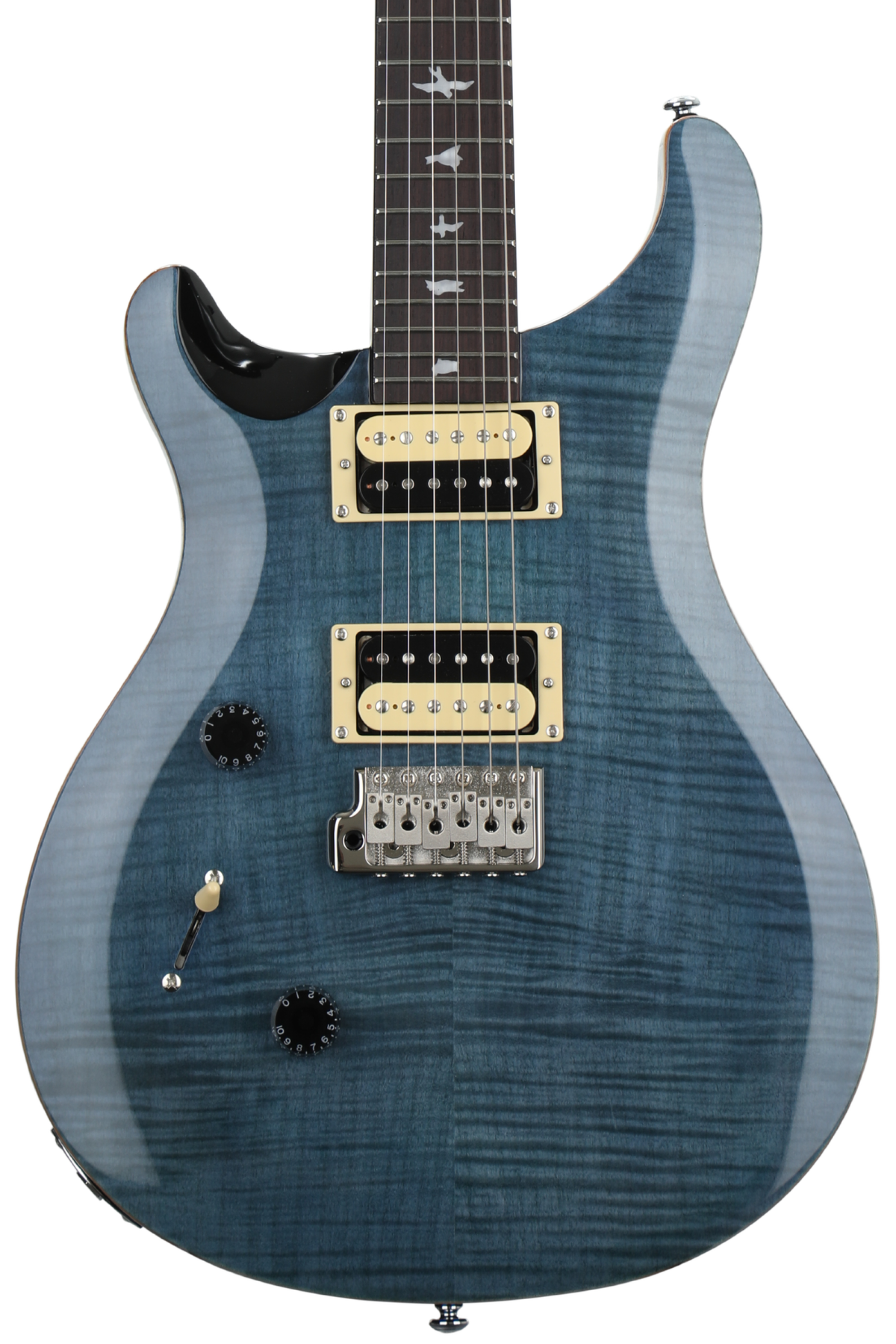 PRS SE Custom 24 Left-handed Electric Guitar - Whale Blue | Sweetwater
