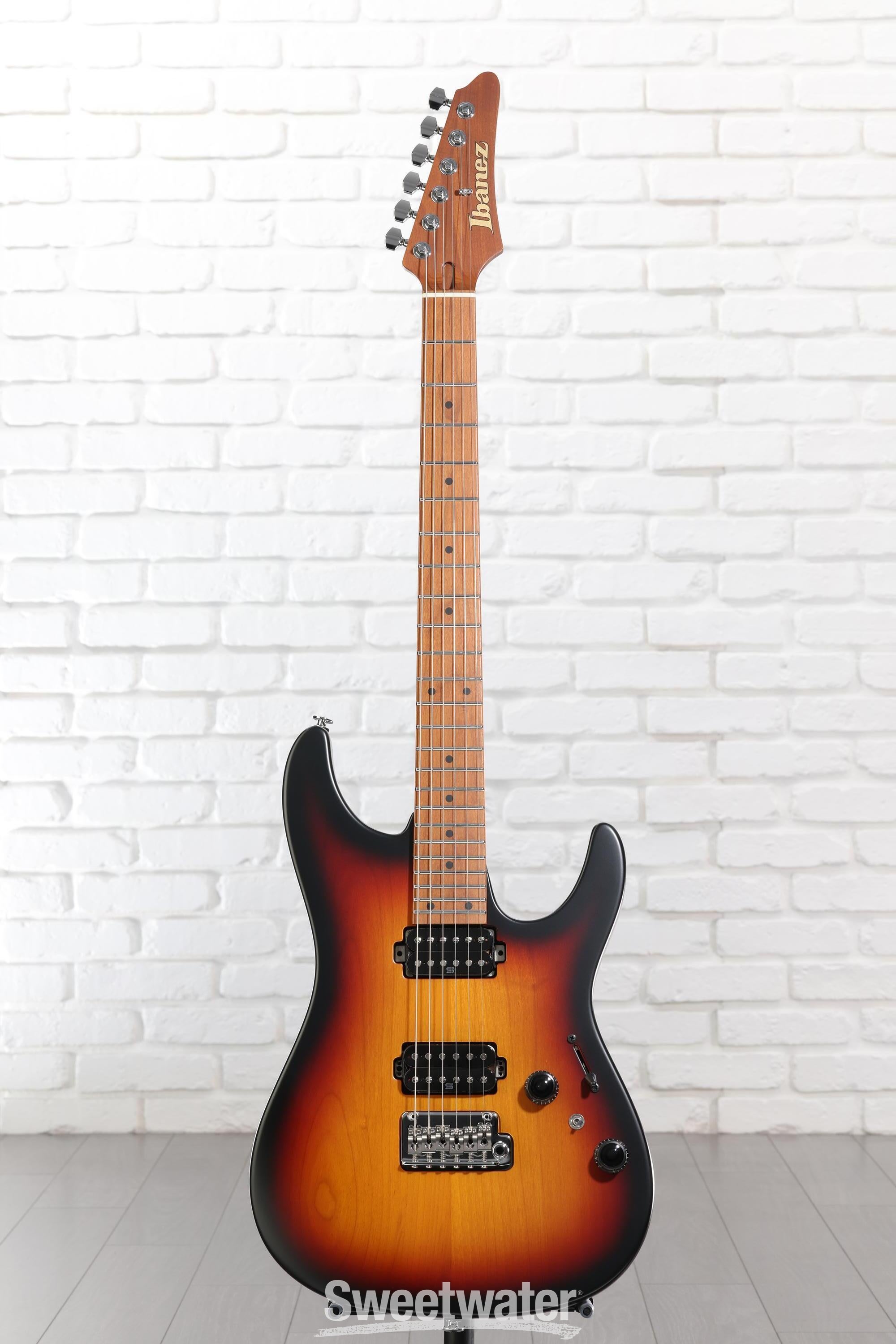 Ibanez Prestige AZ2402 Electric Guitar - Tri Burst Fade Flat