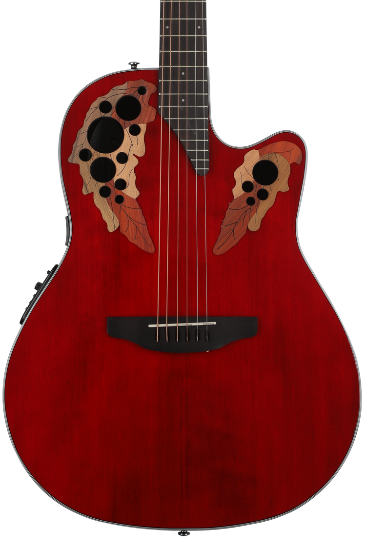 Ovation Elite Celebrity - Ruby Red | Sweetwater