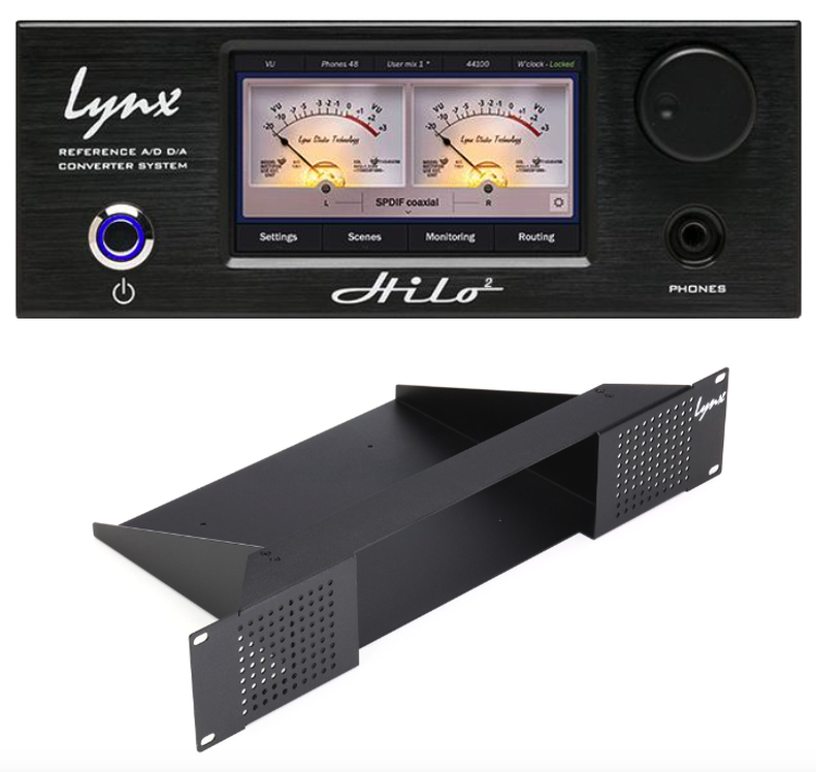 Lynx Hilo 2 Thunderbolt 3 A/D and D/A Converter with Rackmount Kit