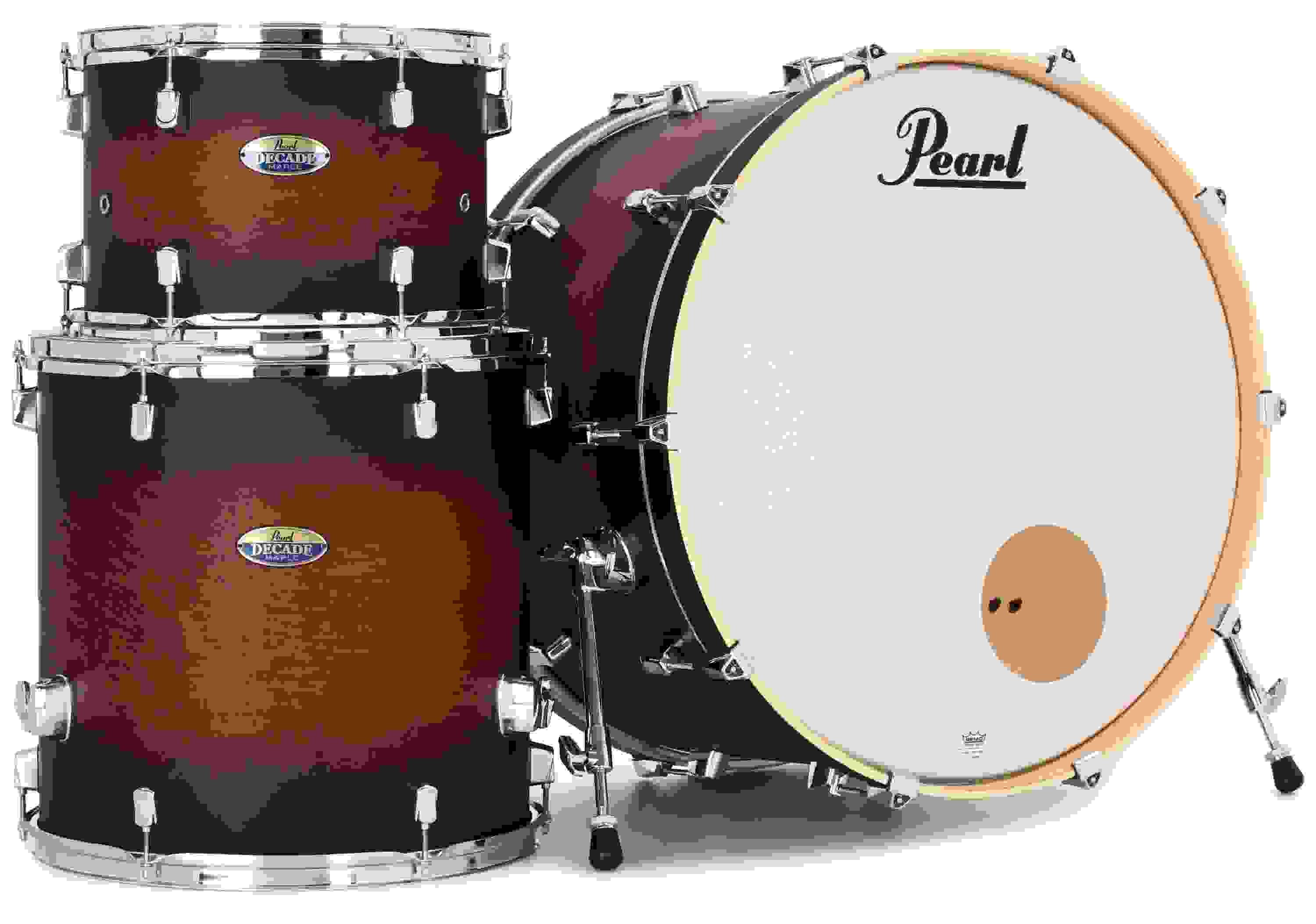 Pearl Decade Maple DMP943XP/C 3-piece Shell Pack - Satin Brown Burst