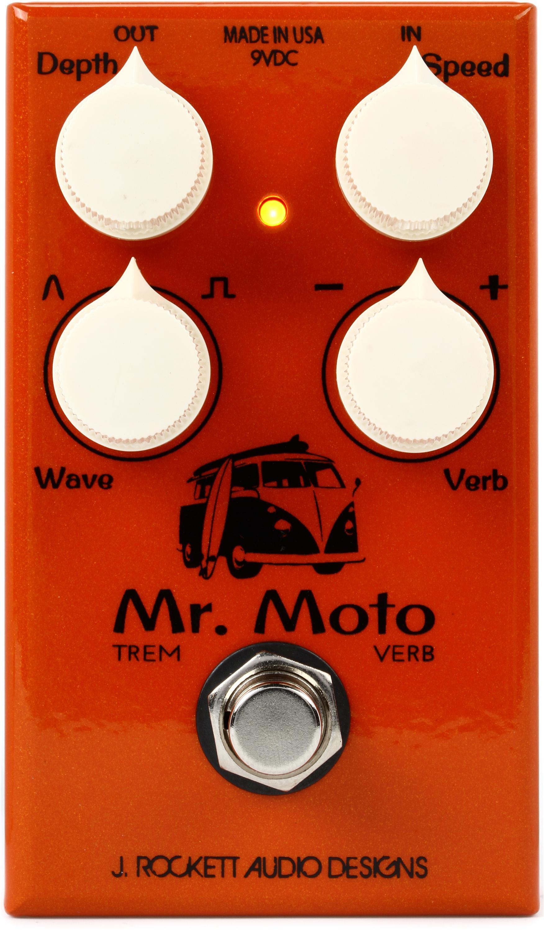 Mr. Moto Tremolo & Reverb Pedal - Sweetwater