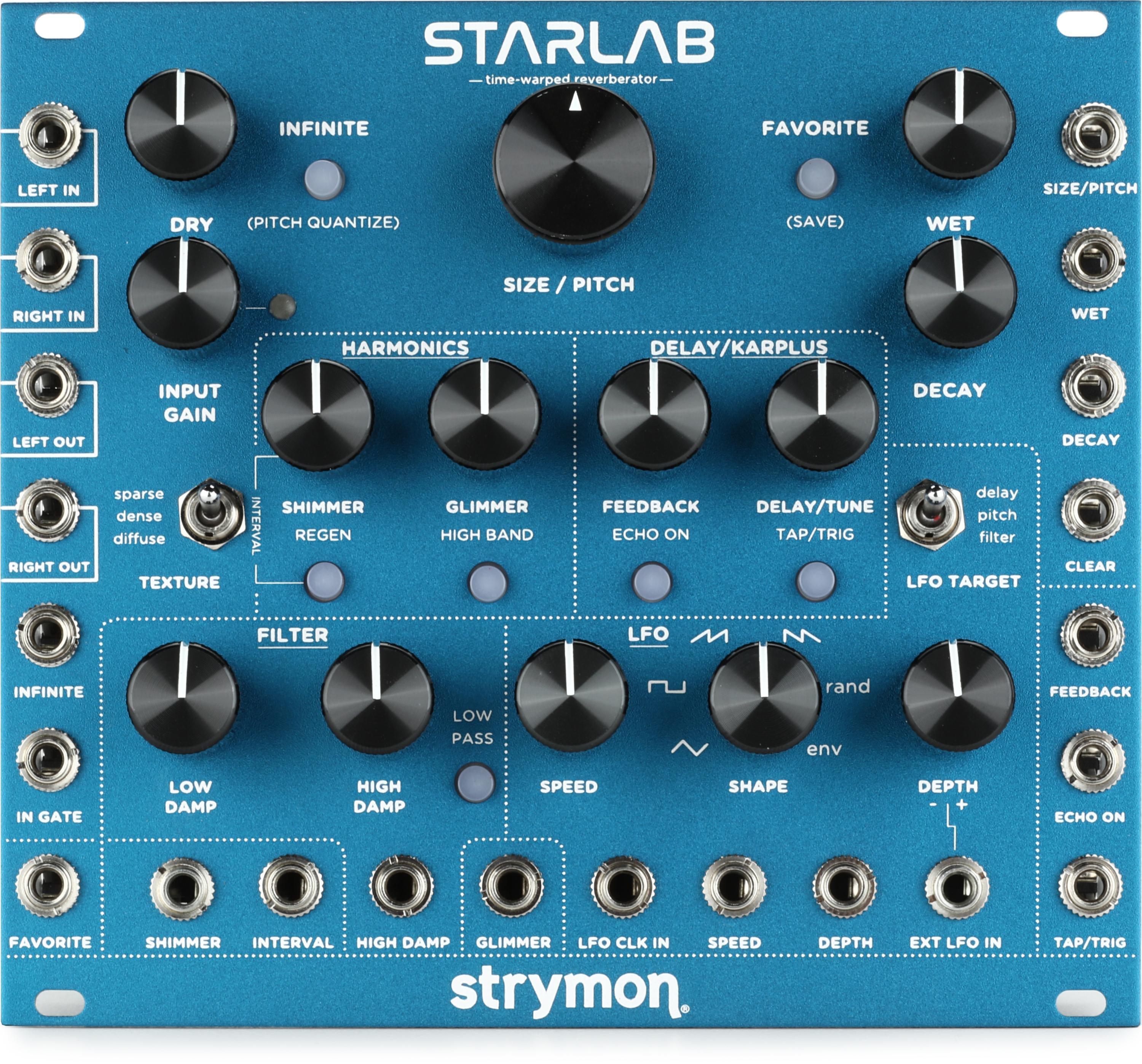 Strymon StarLab Eurorack Time-warped Reverberator Module - Blue