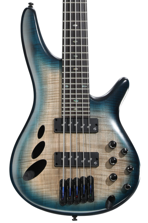 ベース Unicorn Bass Ibanez Bass Workshop SRD905 5-string Bass Guitar - Cosmic Blue