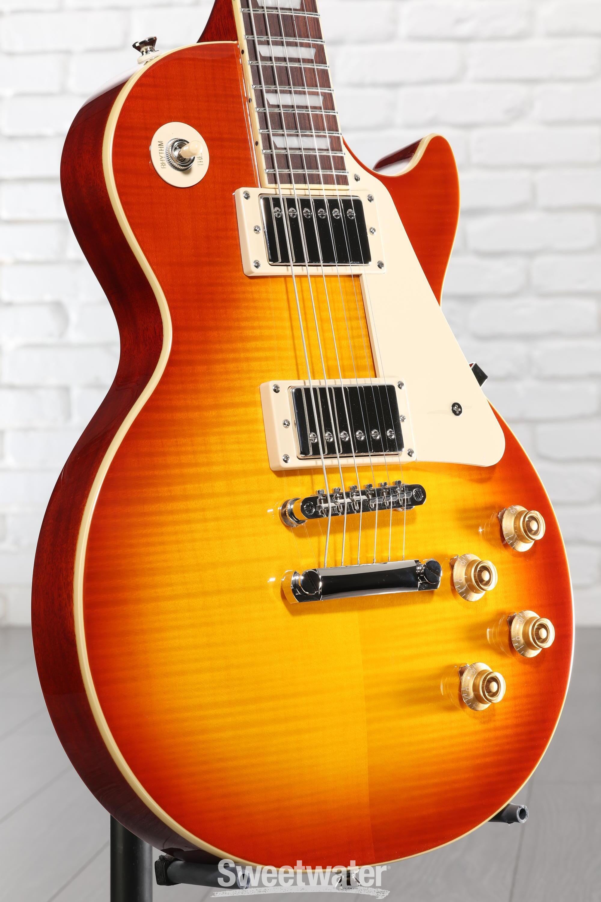 Photo of Epiphone Les Paul Standard '50s Electric Guitar - Washed Cherry Sunburst