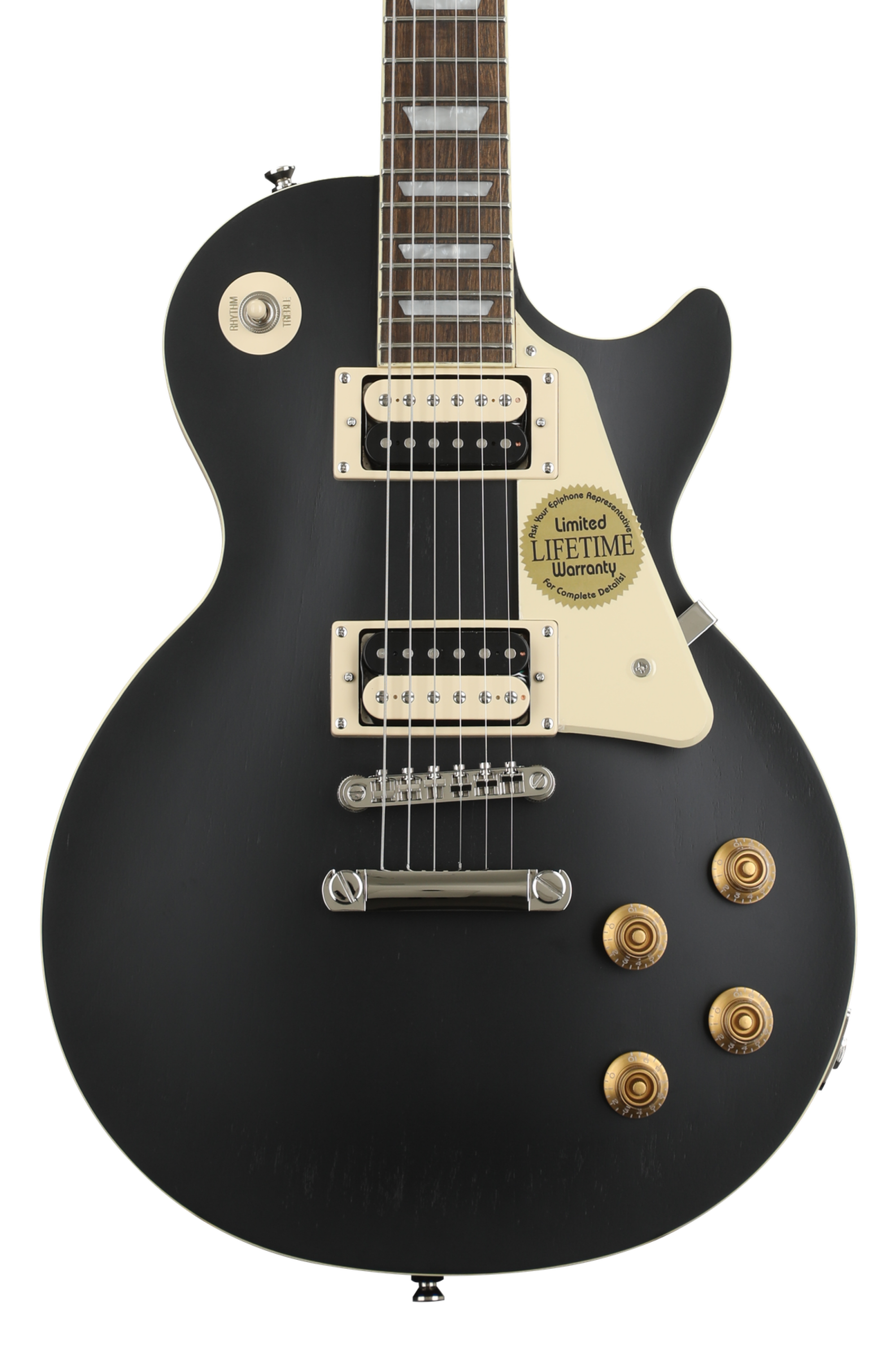 Epiphone Les Paul Classic Worn Electric Guitar - Worn Ebony Epiphone Les Paul Classic Worn Electric Guitar - Worn Ebony