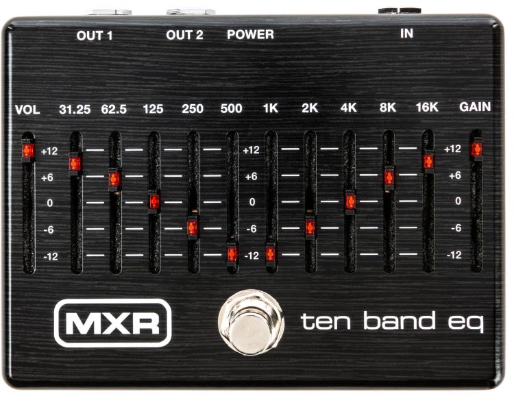 MXR M108S Ten Band EQ Pedal - Special Edition  