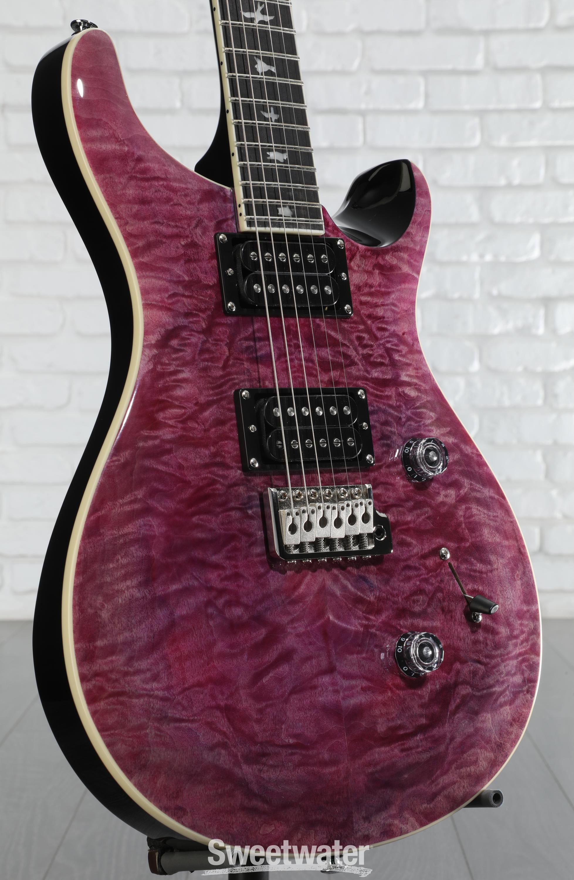 ギター PRS SE Custom 24 Quilt Package Violet PRS SE Custom 24 Quilt Electric Guitar - Violet – Alto Music