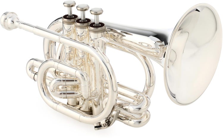Jupiter JTR710S Pocket Bb Trumpet - Silver Plated