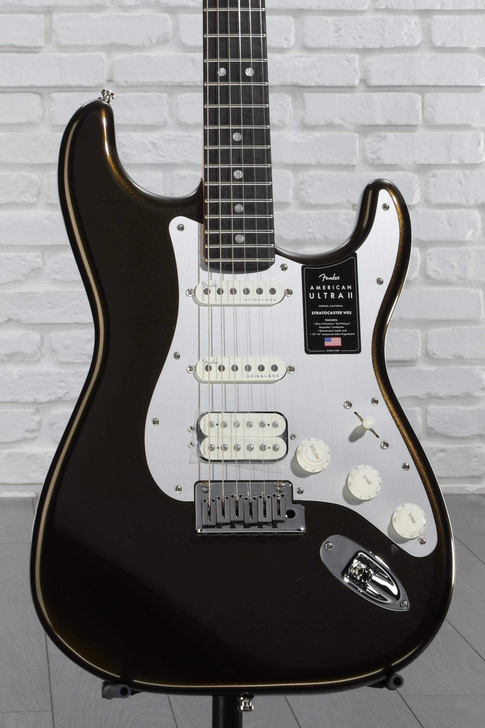 Fender American Ultra II Stratocaster HSS Electric Guitar - Texas