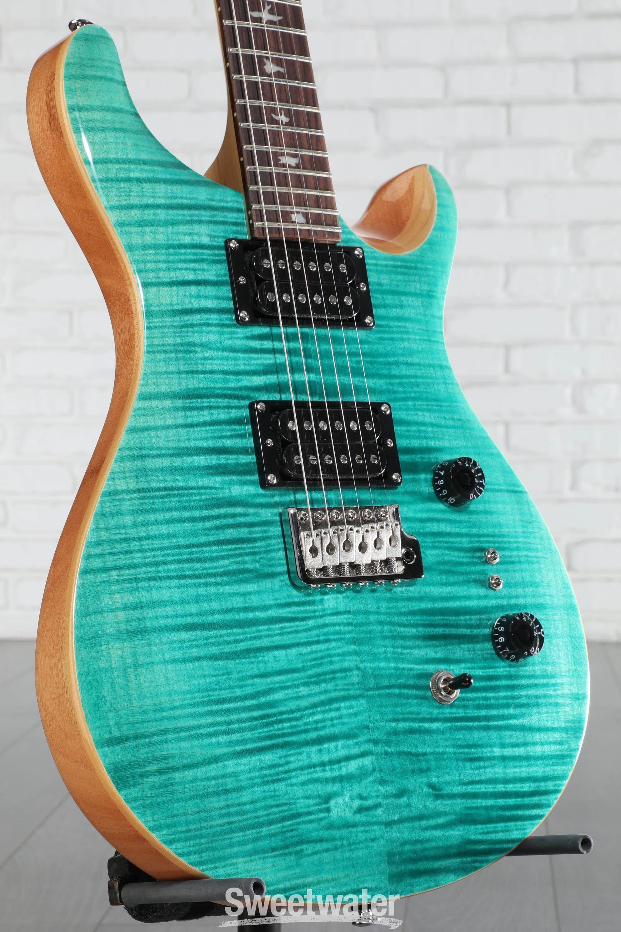 PRS SE Custom 24-08 Electric Guitar - Turquoise | Sweetwater