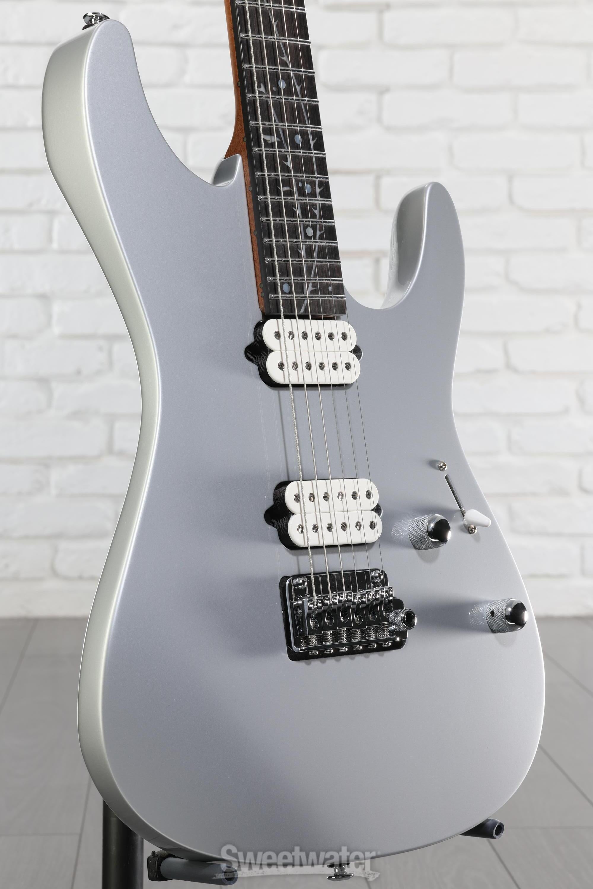 Ibanez TOD10 Tim Henson Signature Electric Guitar - Classic Silver