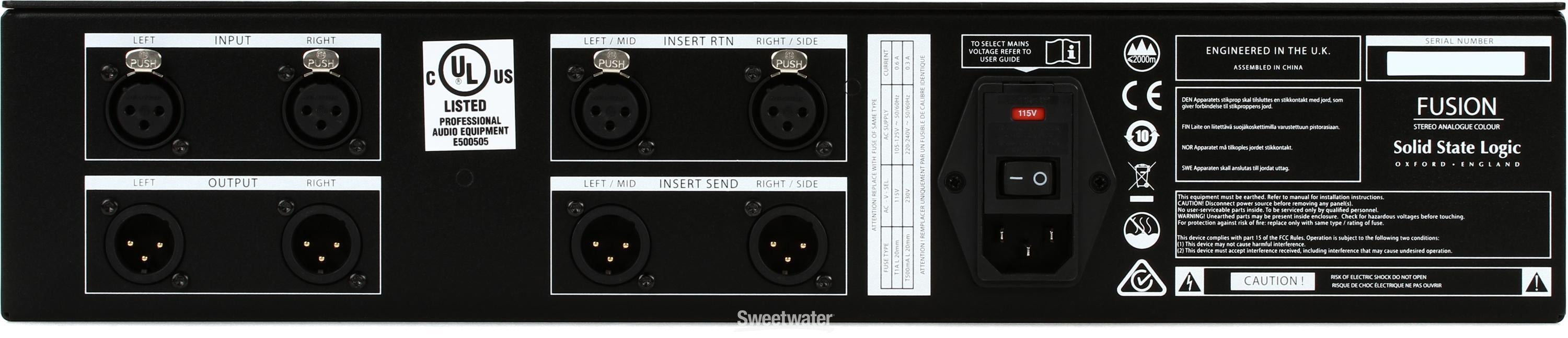 Solid State Logic Fusion Analog Master Processor | Sweetwater