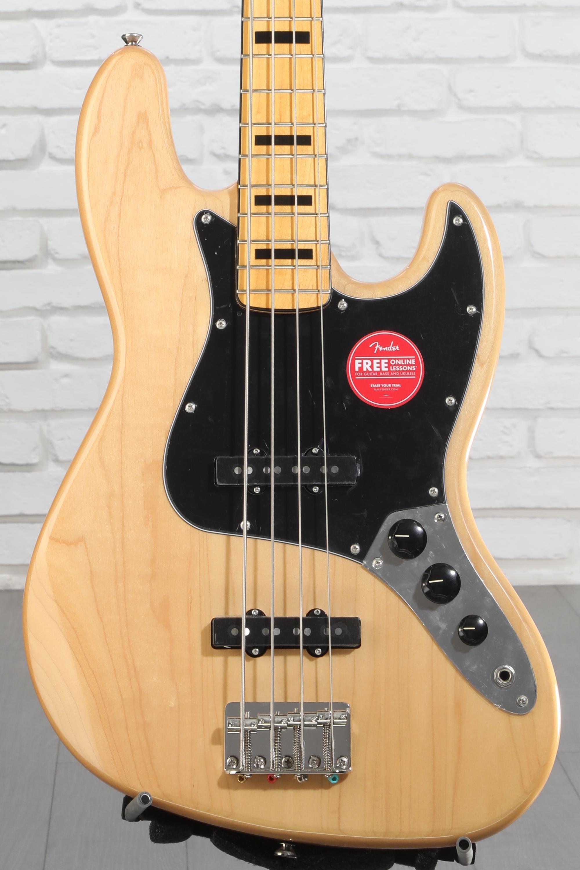 Squier Classic Vibe '70s Jazz Bass - Natural | Sweetwater