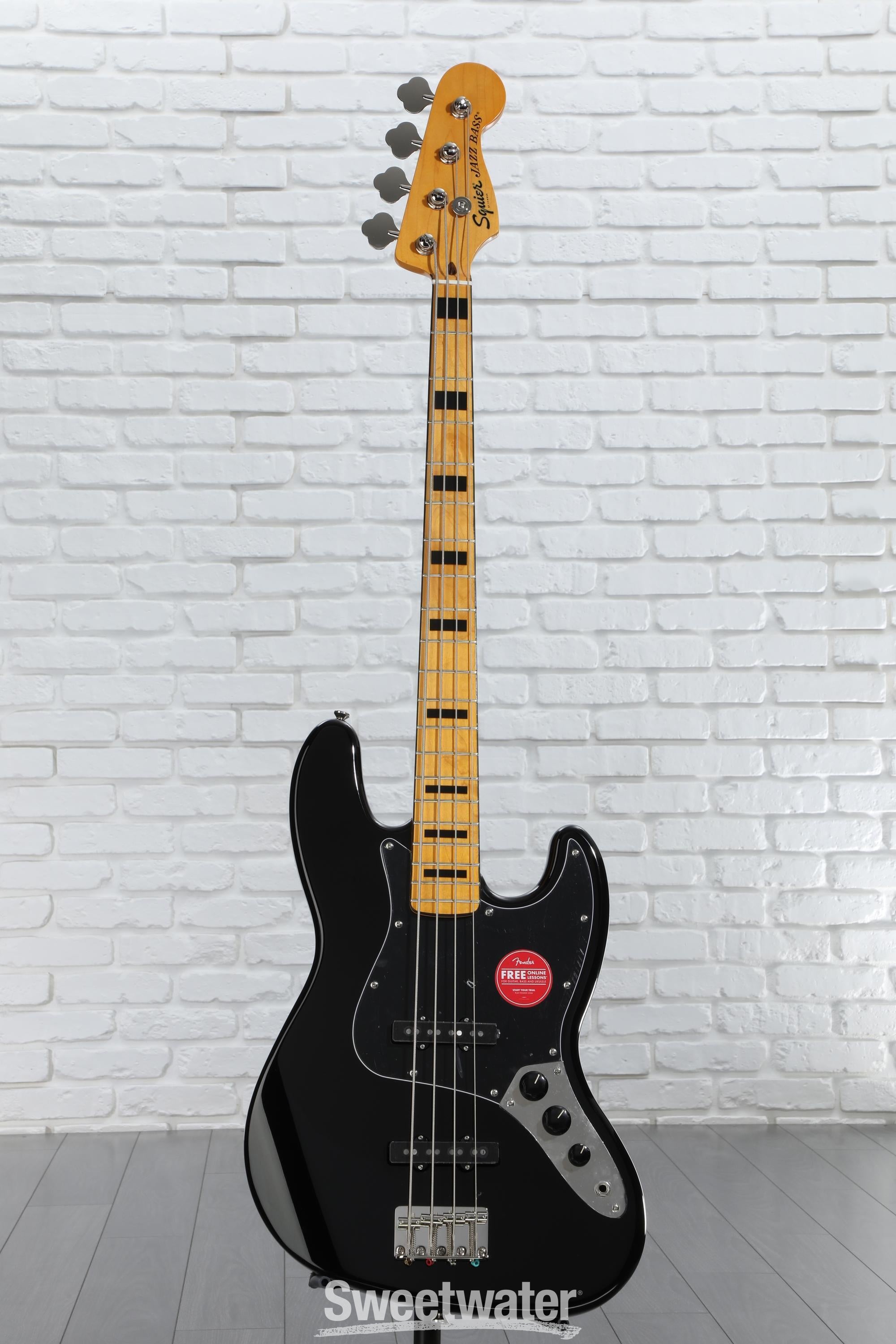 Squier Classic Vibe '70s Jazz Bass - Black | Sweetwater
