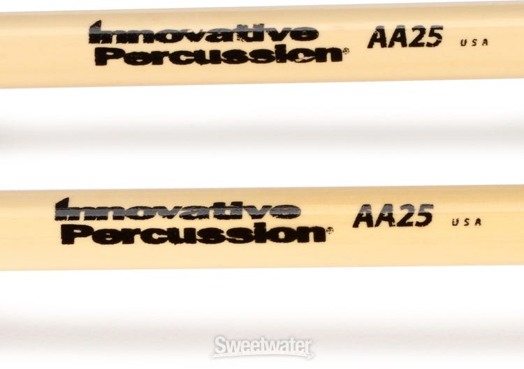 Innovative Percussion AA30 HARD VIBRAPHONE / MARIMBA MALLETS - RATTAN