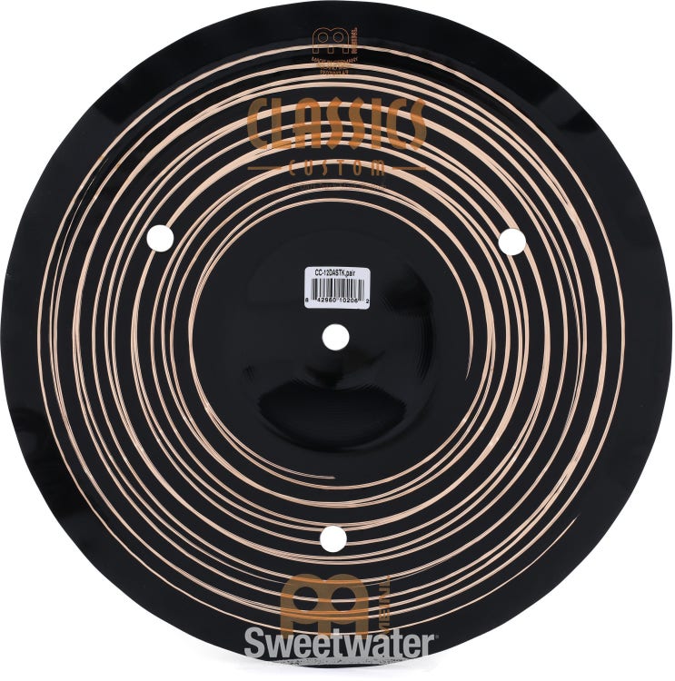 Piatto Trash Stack Meinl 12 Pollici - Bronzo B12, Finitura Scura, Per Batteria, Made In Germany - Foto 6