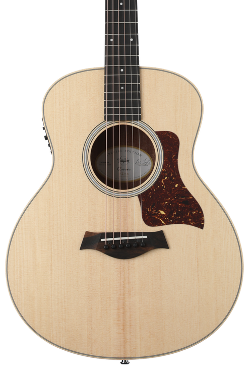 Taylor GS Mini-e Black Limba LTD - Natural Sitka Spruce