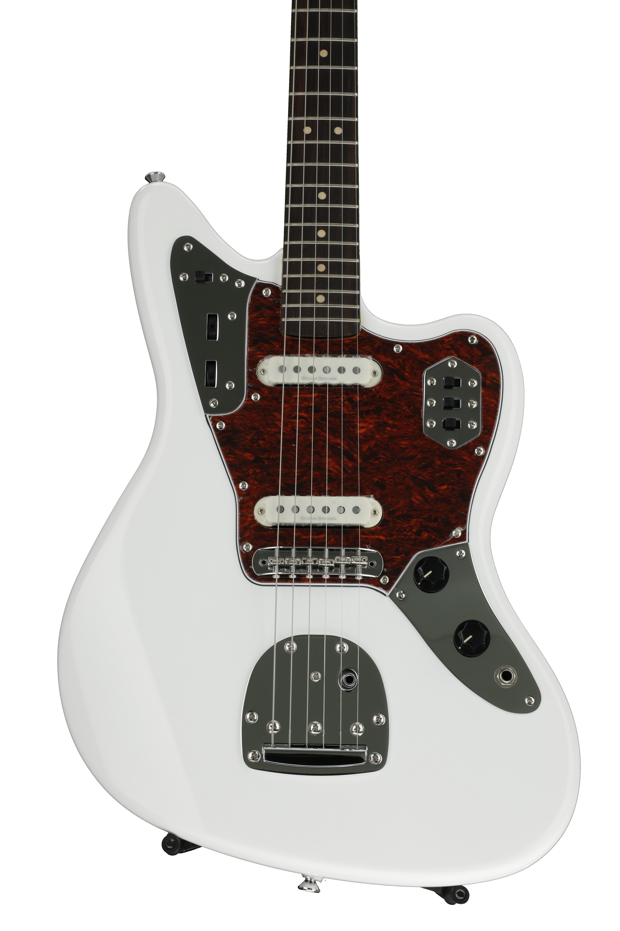 ギター Squier  Vintage Modified Jaguar Squier Vintage Modified Jaguar - Olympic White | Sweetwater