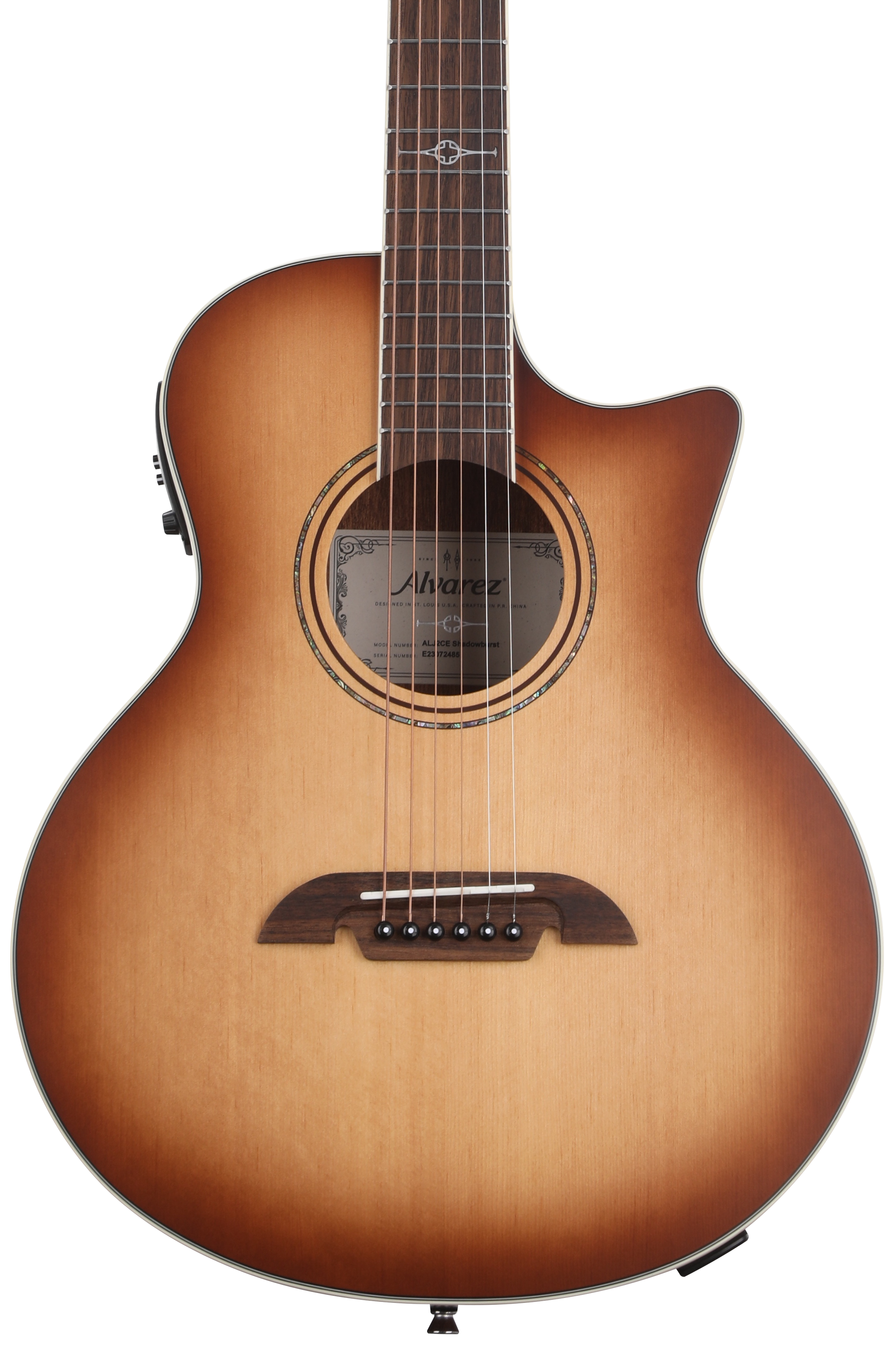 Alvarez ALJ2CE Shadowburst Artist Series Acoustic-electric