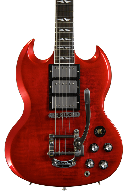 Gibson SG Deluxe 赤 エレキギター Gibson SG Deluxe - Red Fade