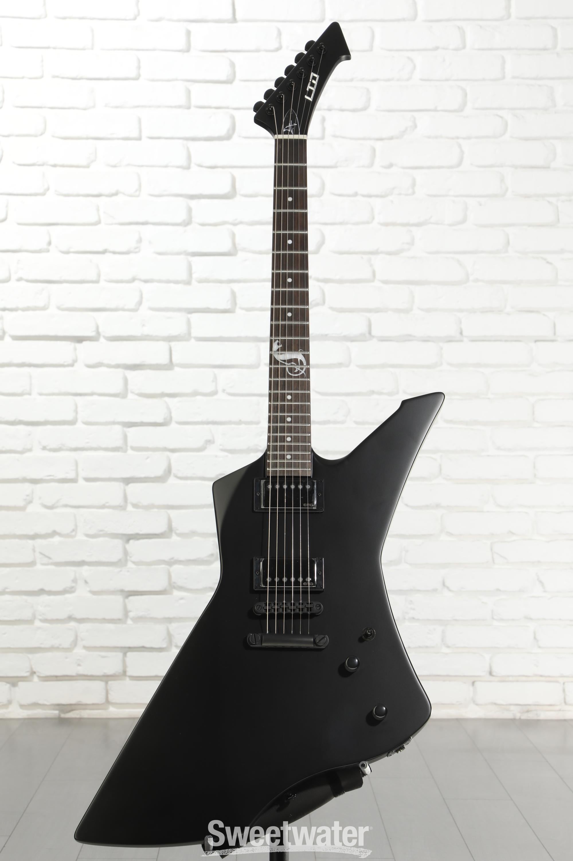 ESP LTD James Hetfield Signature Snakebyte - Black Satin | Sweetwater