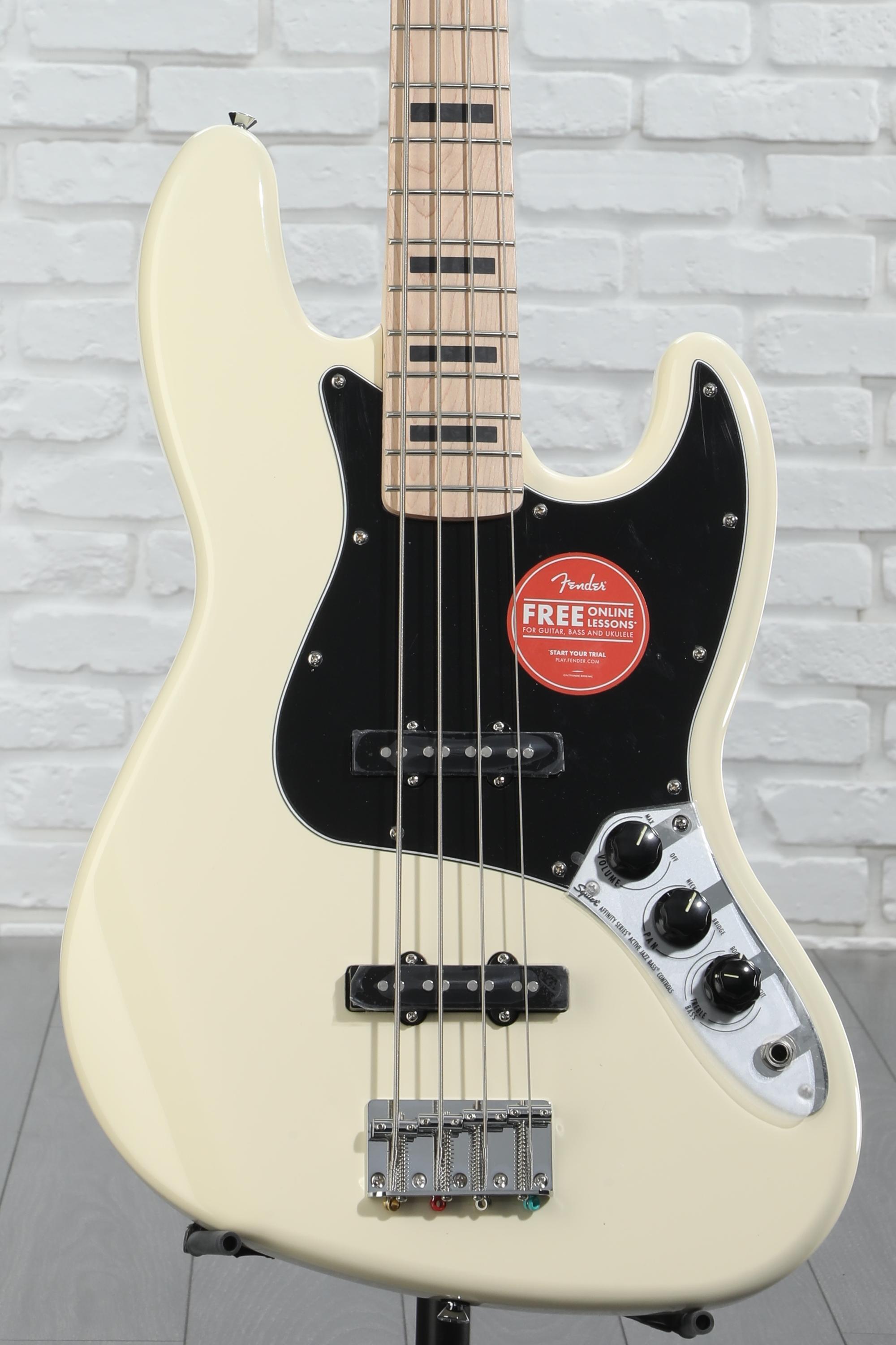Squier Affinity Series Active Jazz Bass - Olympic White