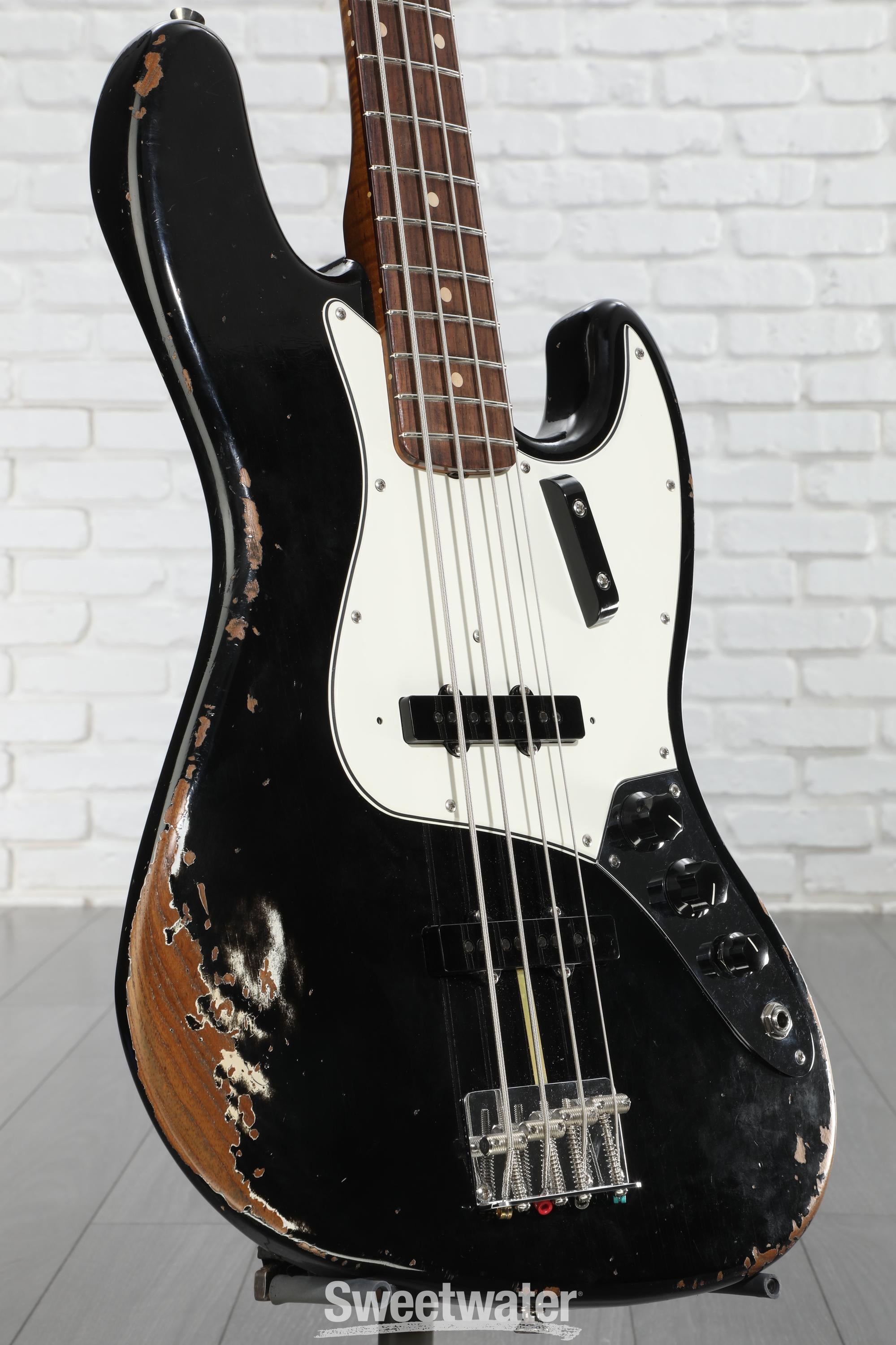 ベース Fender custom shop jazz bass 1962 YAMANO Fender Custom Shop 1962 Jazz Bass, Relic, Aged Black | Humbucker Music