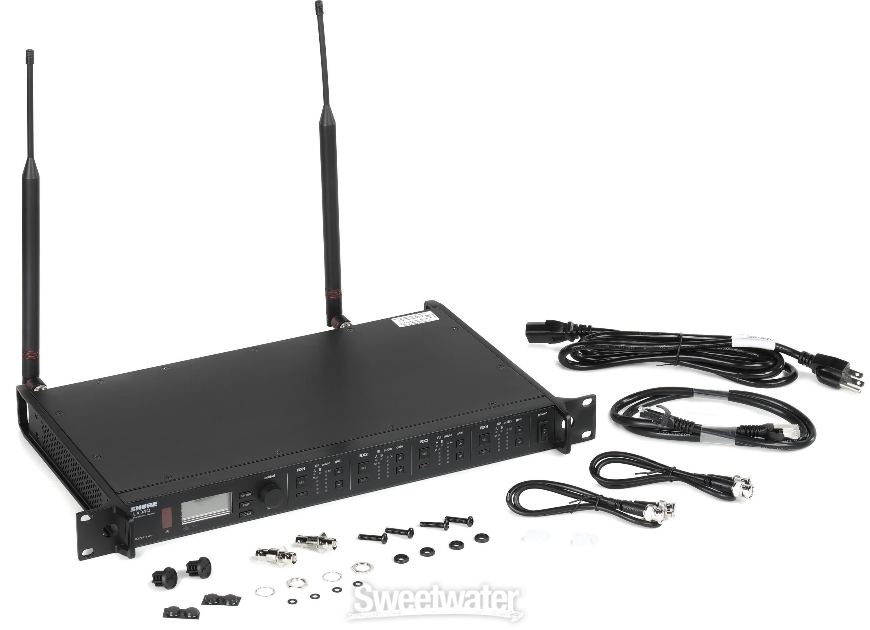 Shure ULXD4Q Quad Channel Digital Wireless Receiver - J50A Band