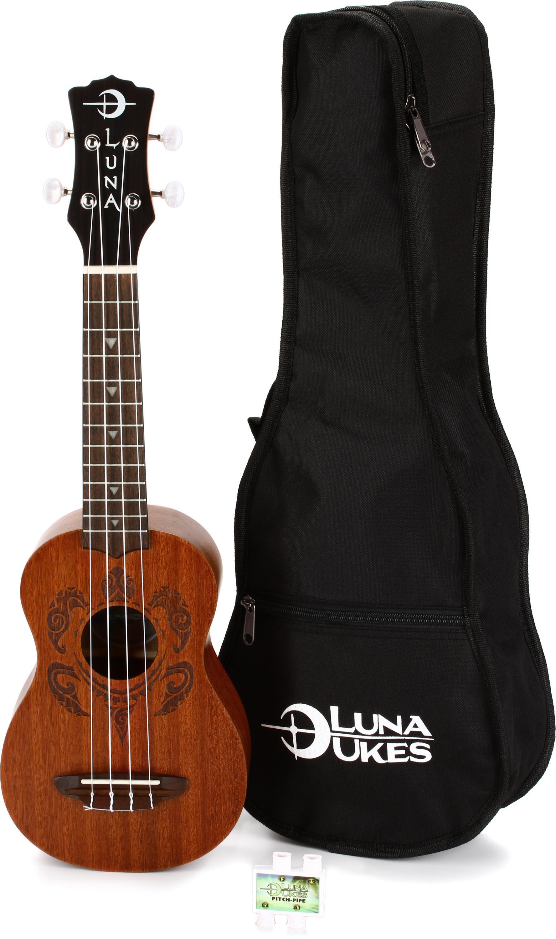 Turtle　Natural　Honu　Luna　Sweetwater　Ukulele　Tribal　Soprano　Satin