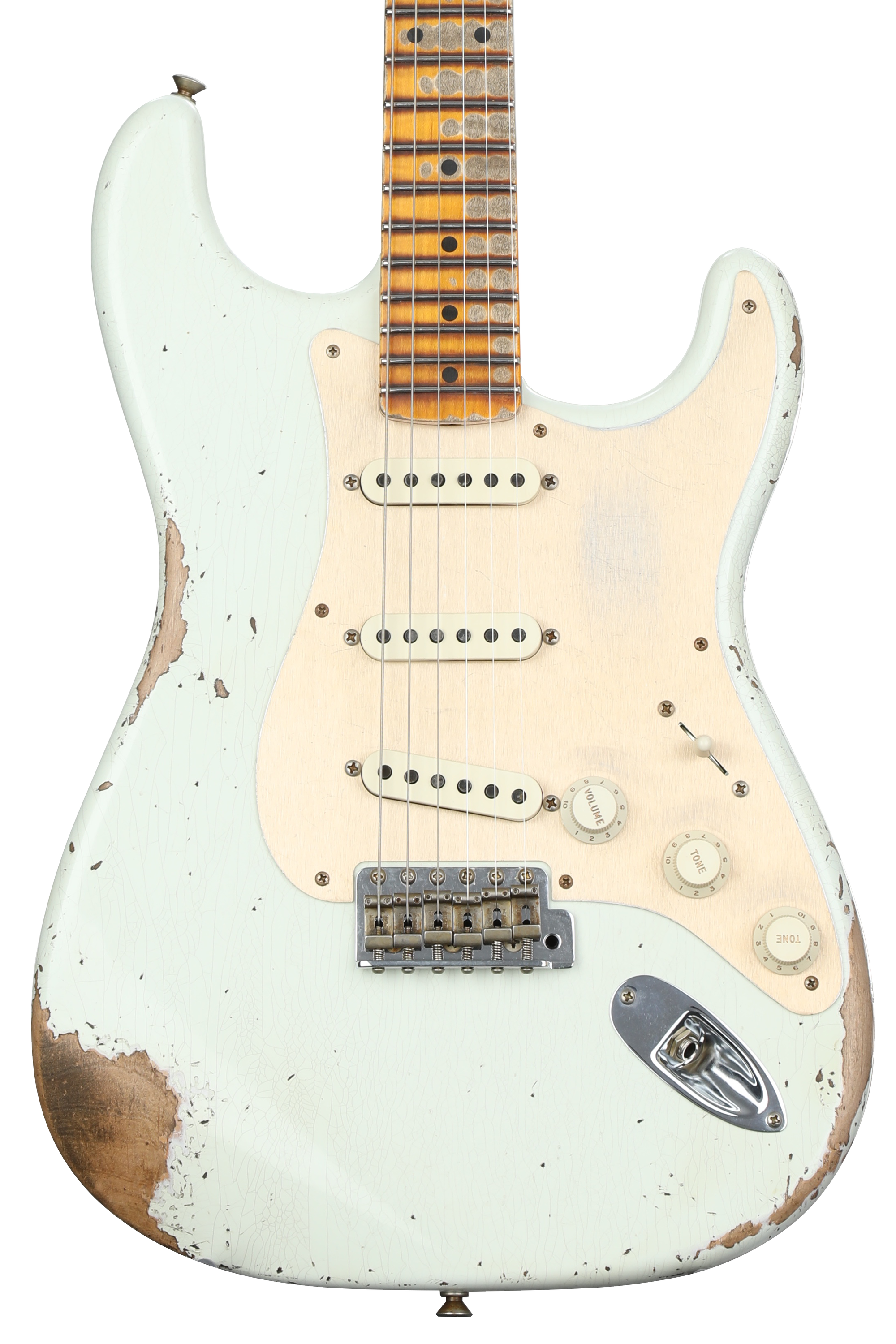 Fender Custom Shop Limited-edition '58 Stratocaster Heavy Relic Electric Guitar - India Ivory
