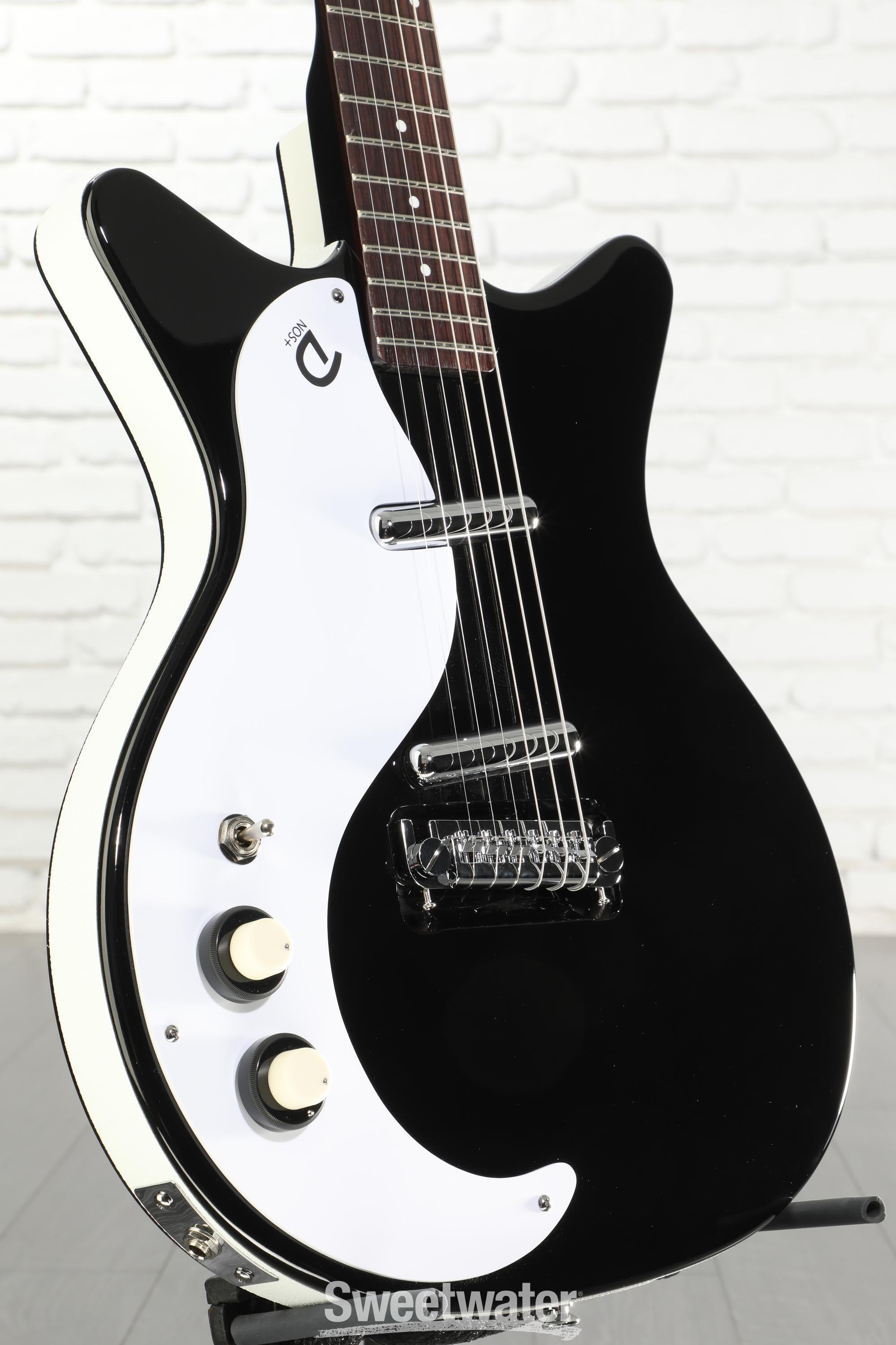 Photo of Danelectro '59M NOS+ Left-Handed Electric Guitar - Black