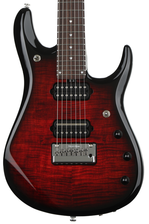 Ernie Ball Music Man BFR John Petrucci 7 - Ruby Flame | Sweetwater