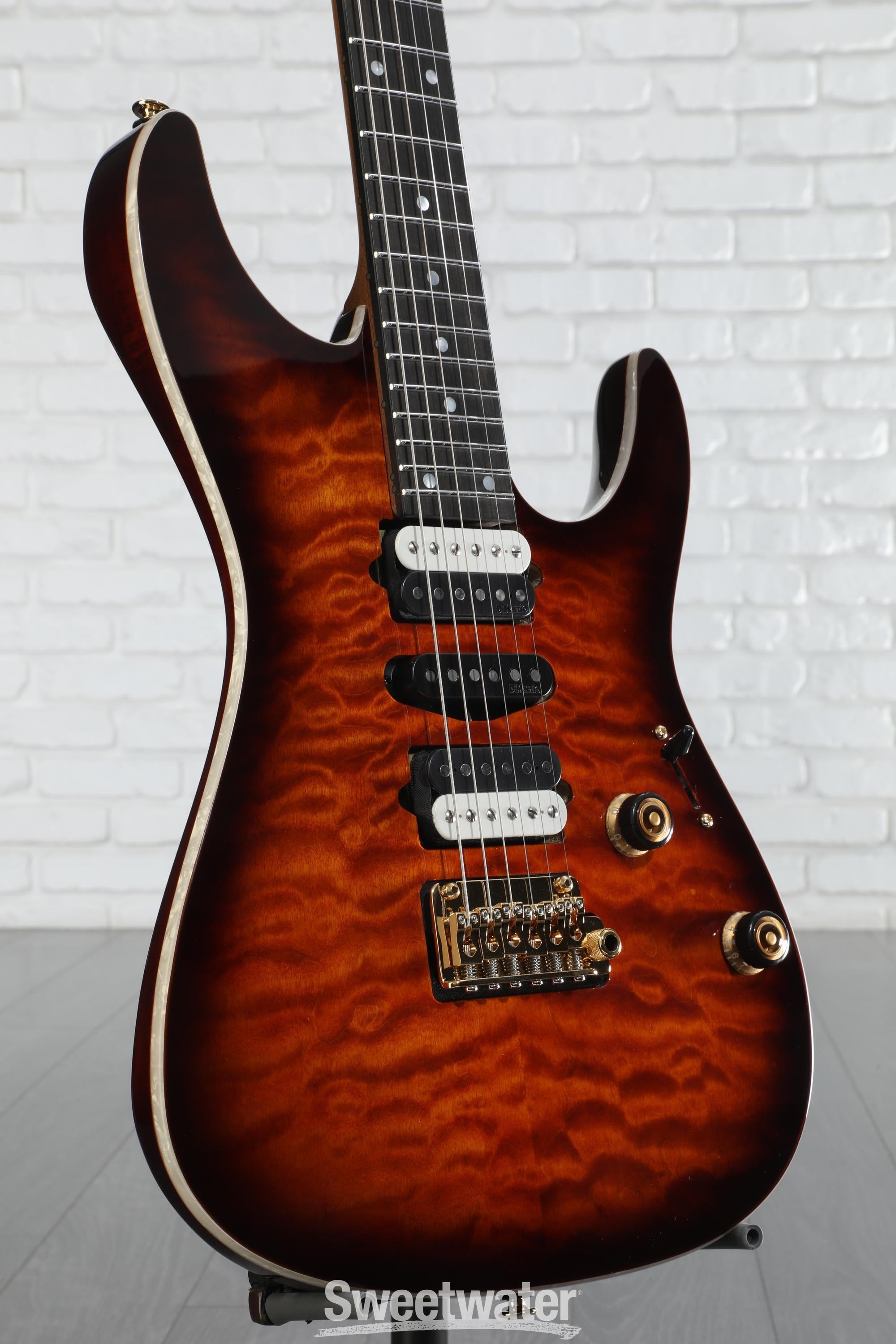ギター Ibanez AZ premium Ibanez AZ Premium 7 String Electric Guitar Charcoal Black