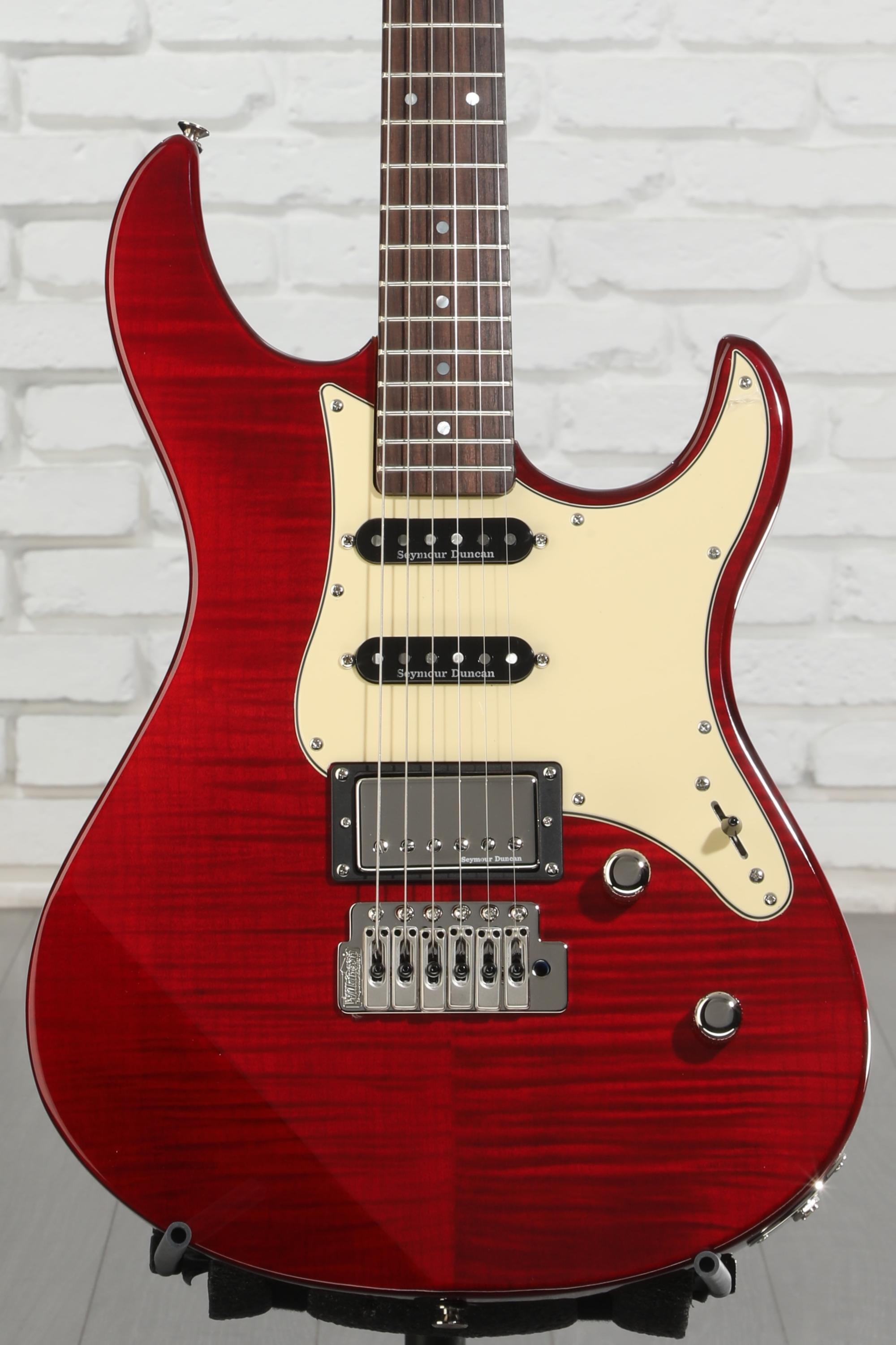 Yamaha PAC612VIIFMX Pacifica Electric Guitar - Fired Red | Sweetwater
